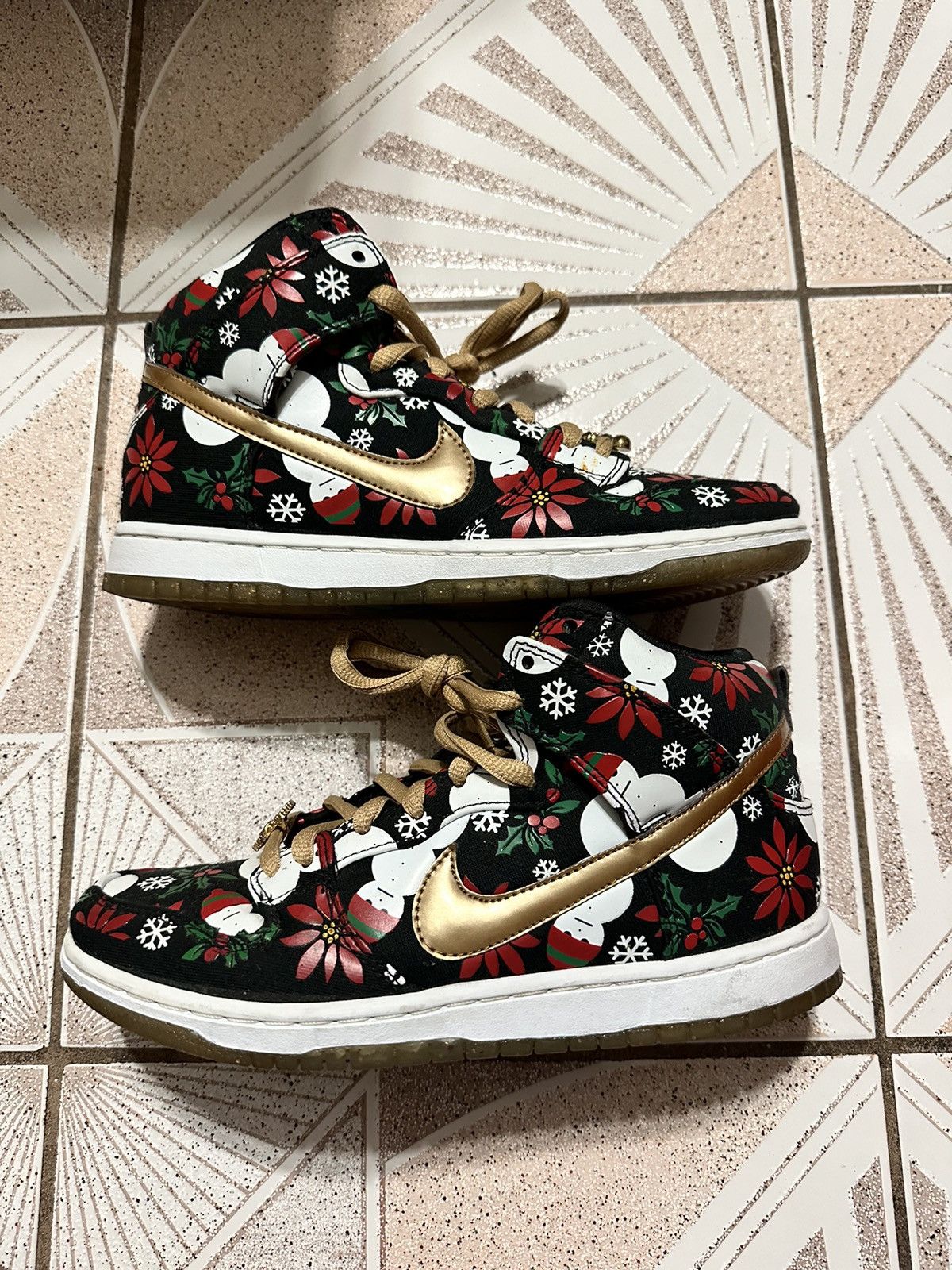 Concepts Nike Nike SB x Concepts Dunk High Ugly Christmas Sweater Grailed