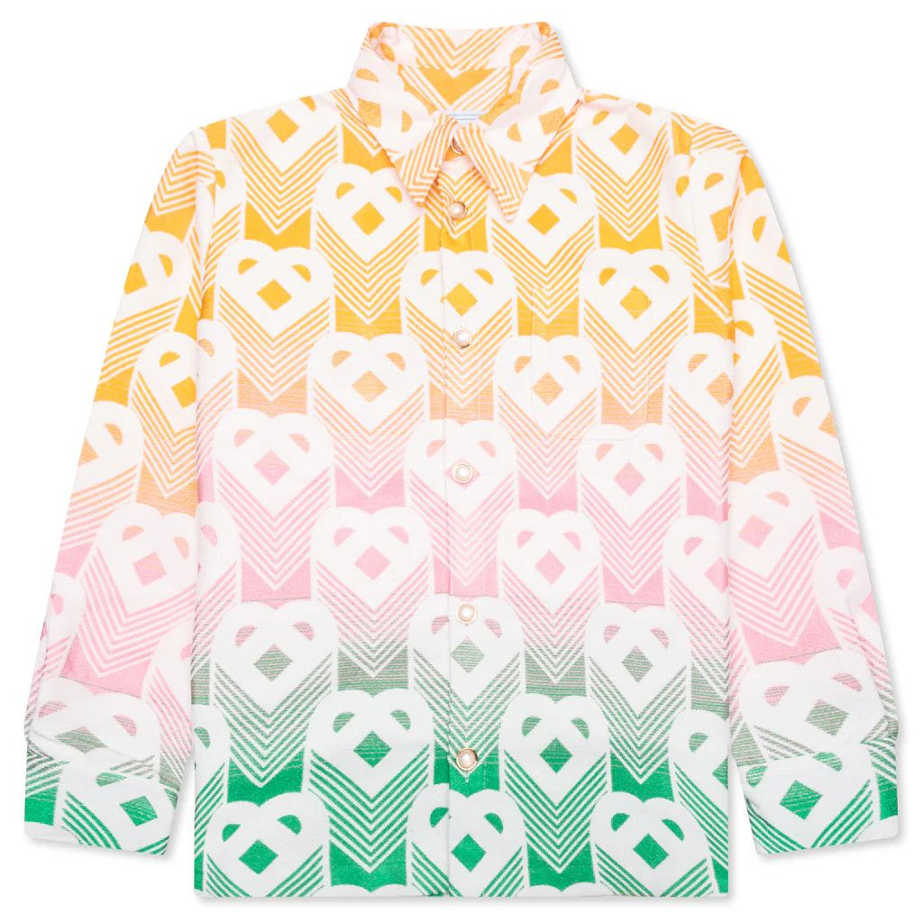 Casablanca o1mle0326 Jacquard Shacket Gradient Jacket Flying Heart Size US L / EU 52-54 / 3 - 1 Thumbnail