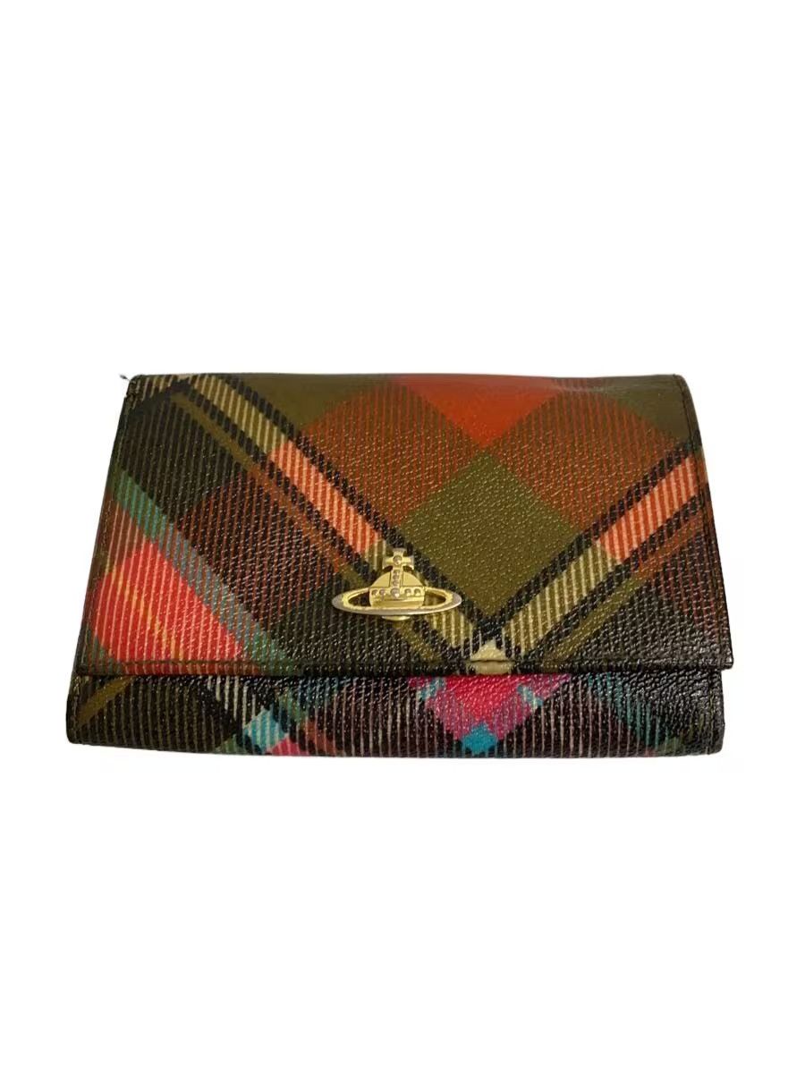 Vivienne Westwood Plaid Orb Wallet Size ONE SIZE - 1 Thumbnail
