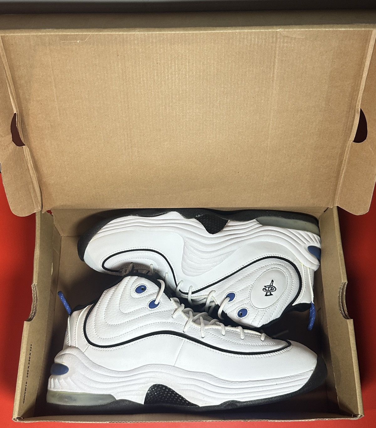 Nike Size 11 - Nike Air Penny 2 White Varsity Royal Size US 11 / EU 44 - 9 Thumbnail