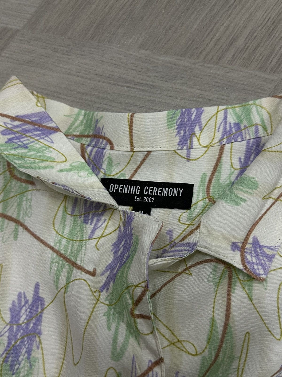 Opening Ceremony Opening Ceremony Painting 100% Rayon Button Up Size US M / EU 48-50 / 2 - 7 Thumbnail