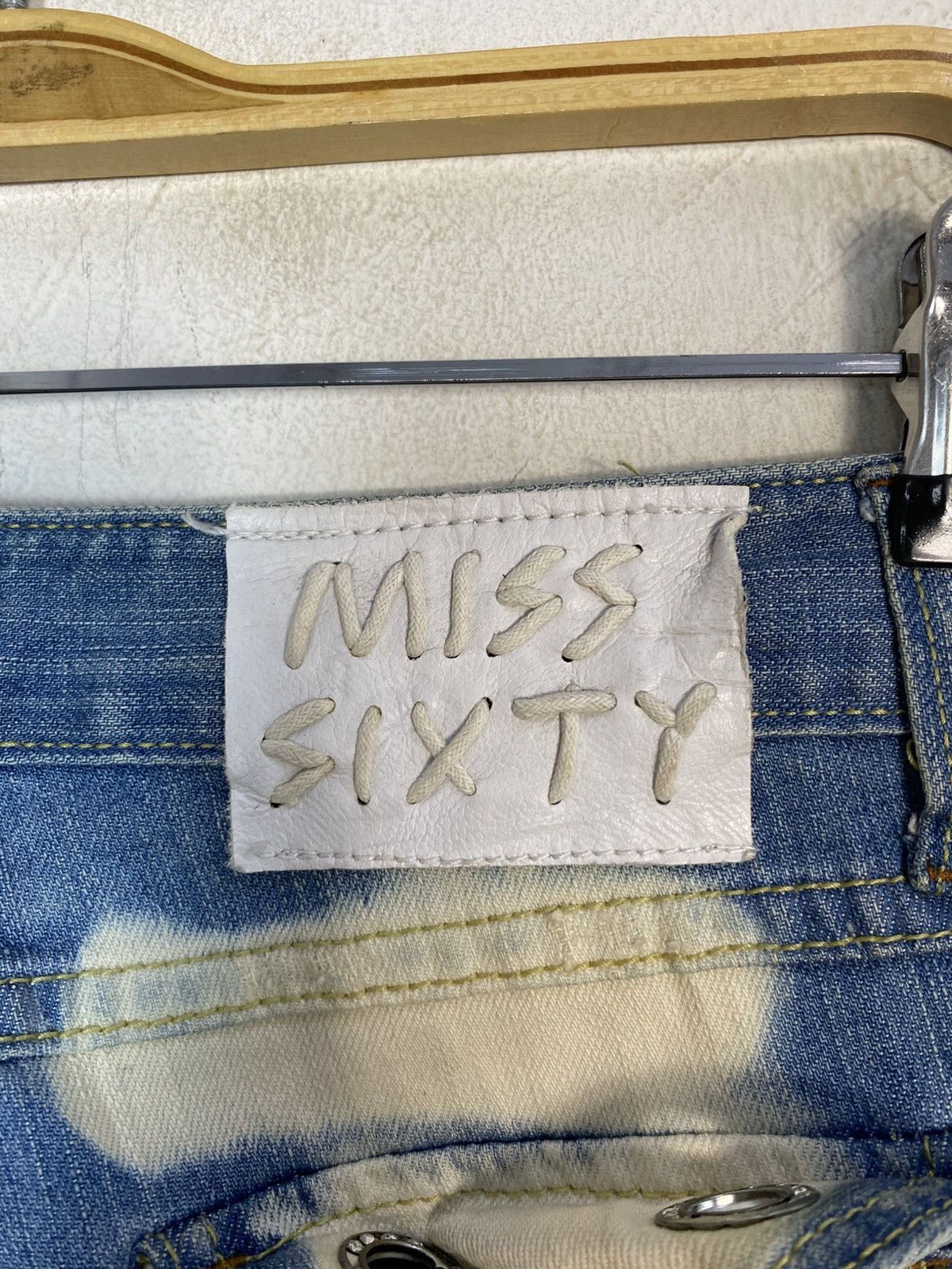 Miss Sixty Hype Miss Sixty Indigo Denim Jeans Slim Fit Size 28" / US 6 / IT 42 - 7 Thumbnail