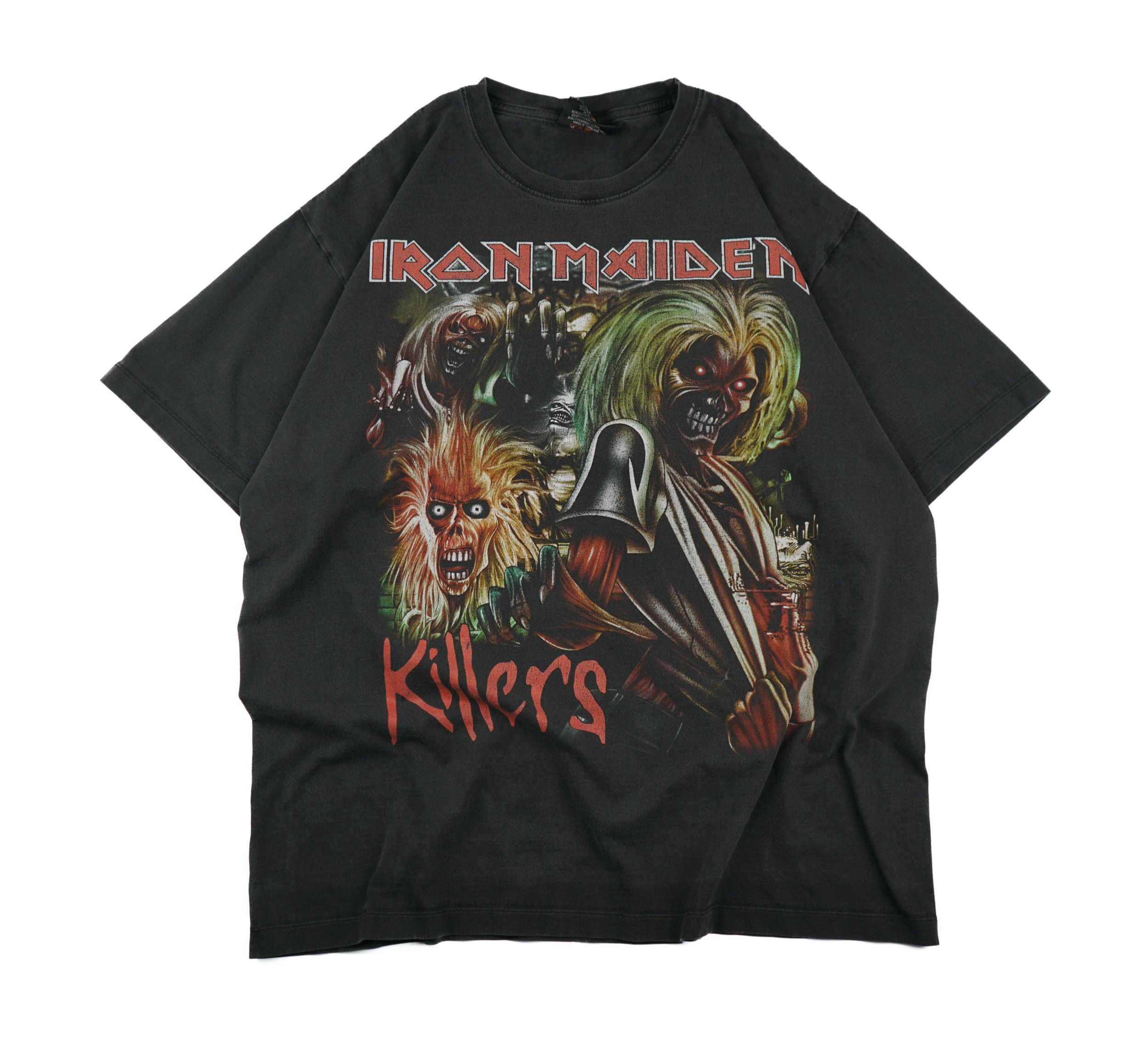 Band Tees × Vintage Vintage 1990s Iron Maiden Killers T-Shirt Size US XL / EU 56 / 4 - 1 Thumbnail