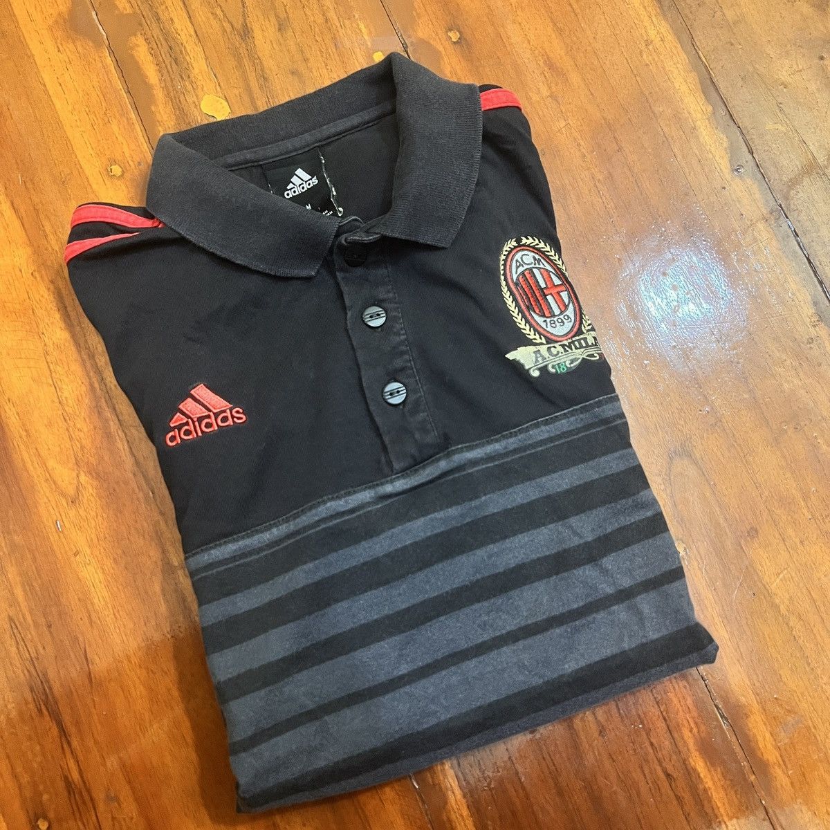 Adidas Vintage Ac Milan Shirt 2010 Size US M / EU 48-50 / 2 - 3 Thumbnail
