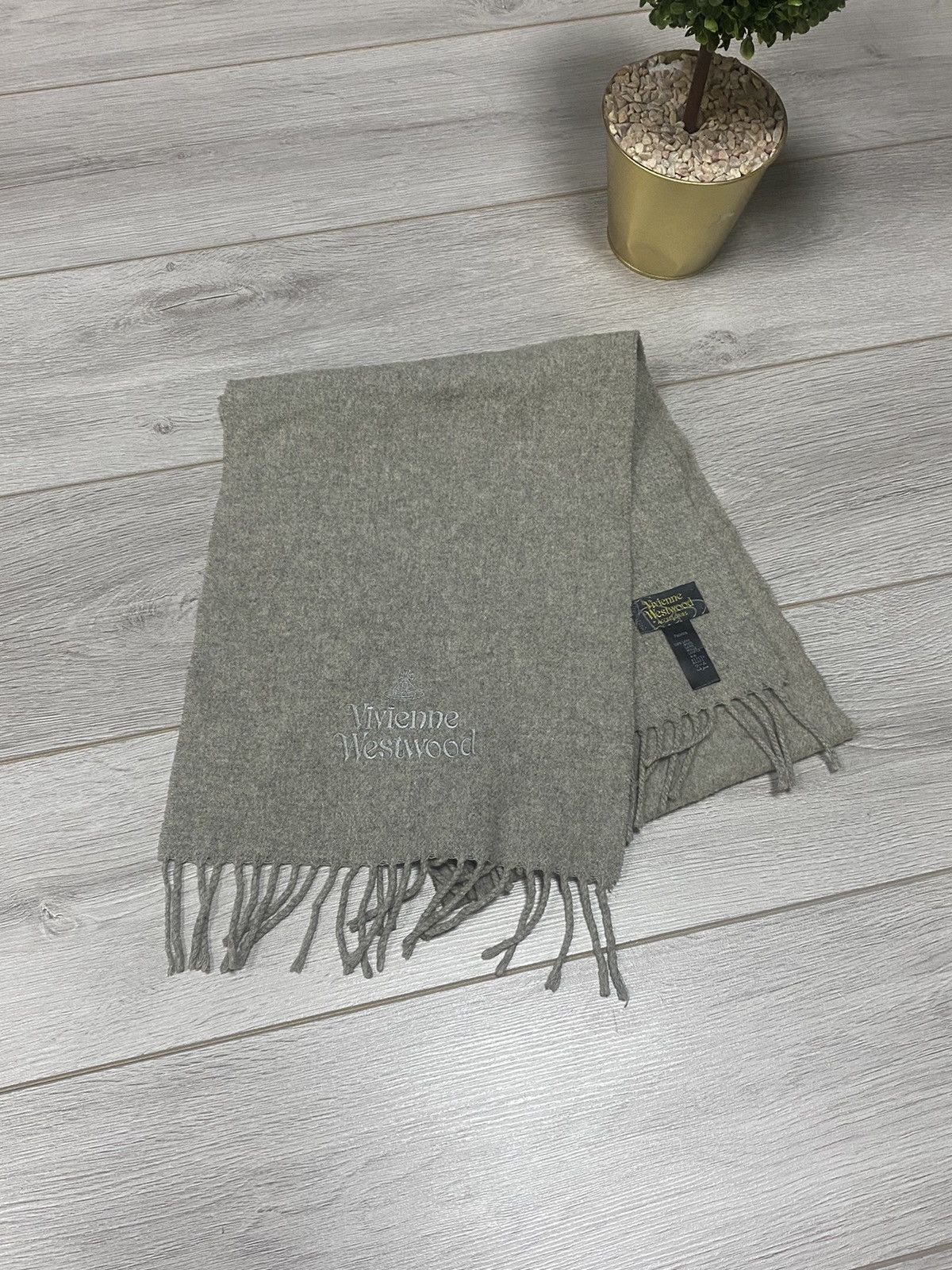 Vivienne Westwood Vivienne Westwood wool scarf big logo Size ONE SIZE - 1 Thumbnail