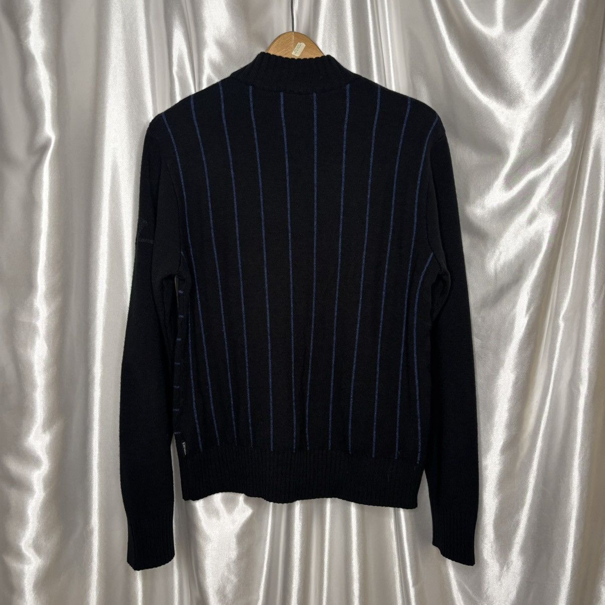 Versace × Versace Jeans Couture vintage black turtleneck sweater Versace jeans couture Size L / US 10 / IT 46 - 4 Thumbnail