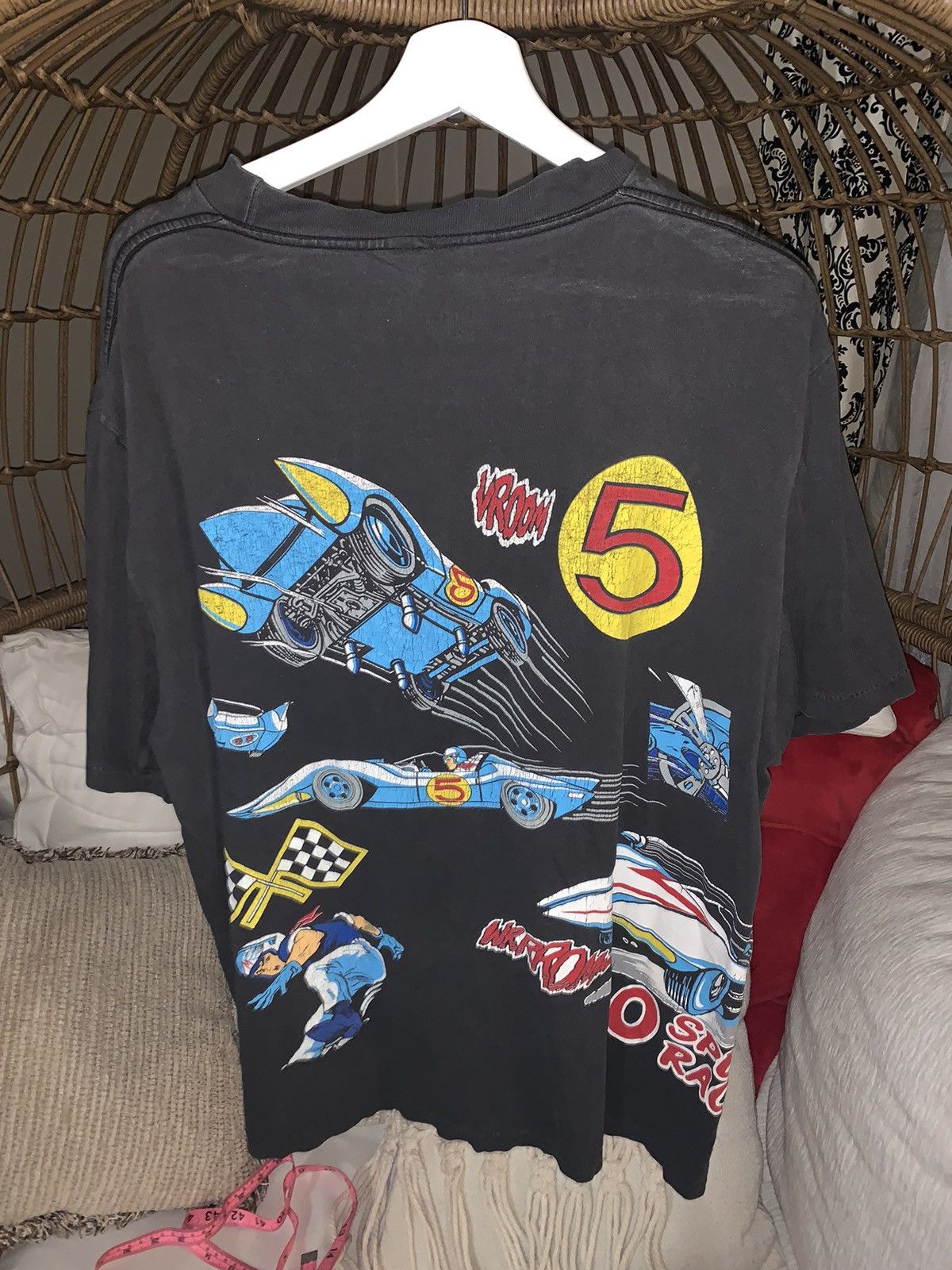 Vintage 1993 AOP Speed Racer Shirt Size US XL / EU 56 / 4 - 2 Thumbnail