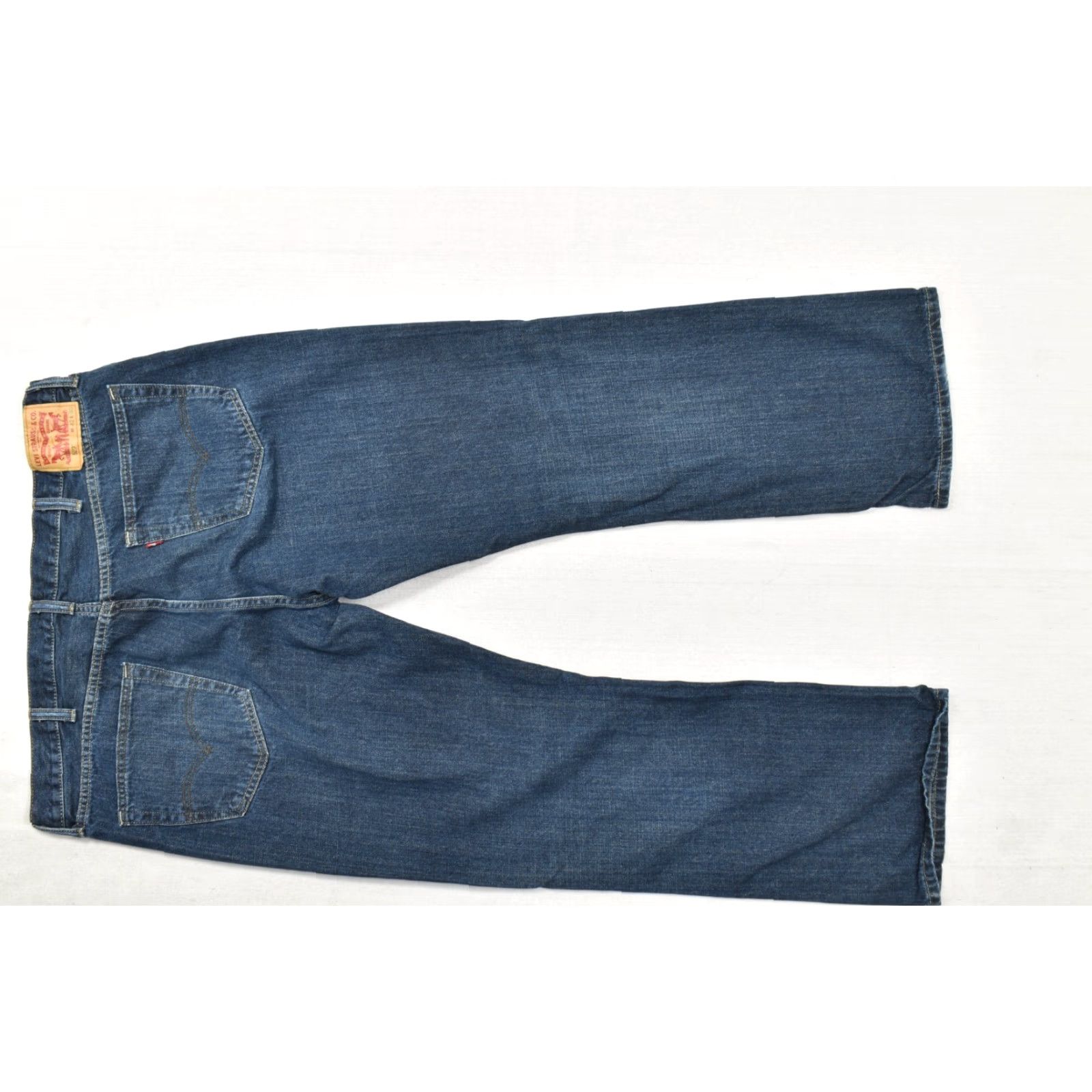 Levi's VINTAGE? No. Levi's 527 Slim Bootcut Jeans Men's 42x30 Dark Wash Blue Denim Cotton Jeans Size US 42 / EU 58 - 2 Thumbnail