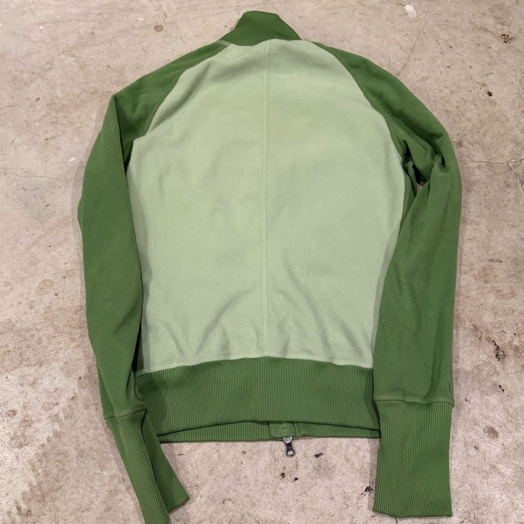 The North Face The North Face Womens Medium Full Zip Fleece Jacket Green Color block Logo Jacket Size M / US 6-8 / IT 42-44 - 2 Thumbnail
