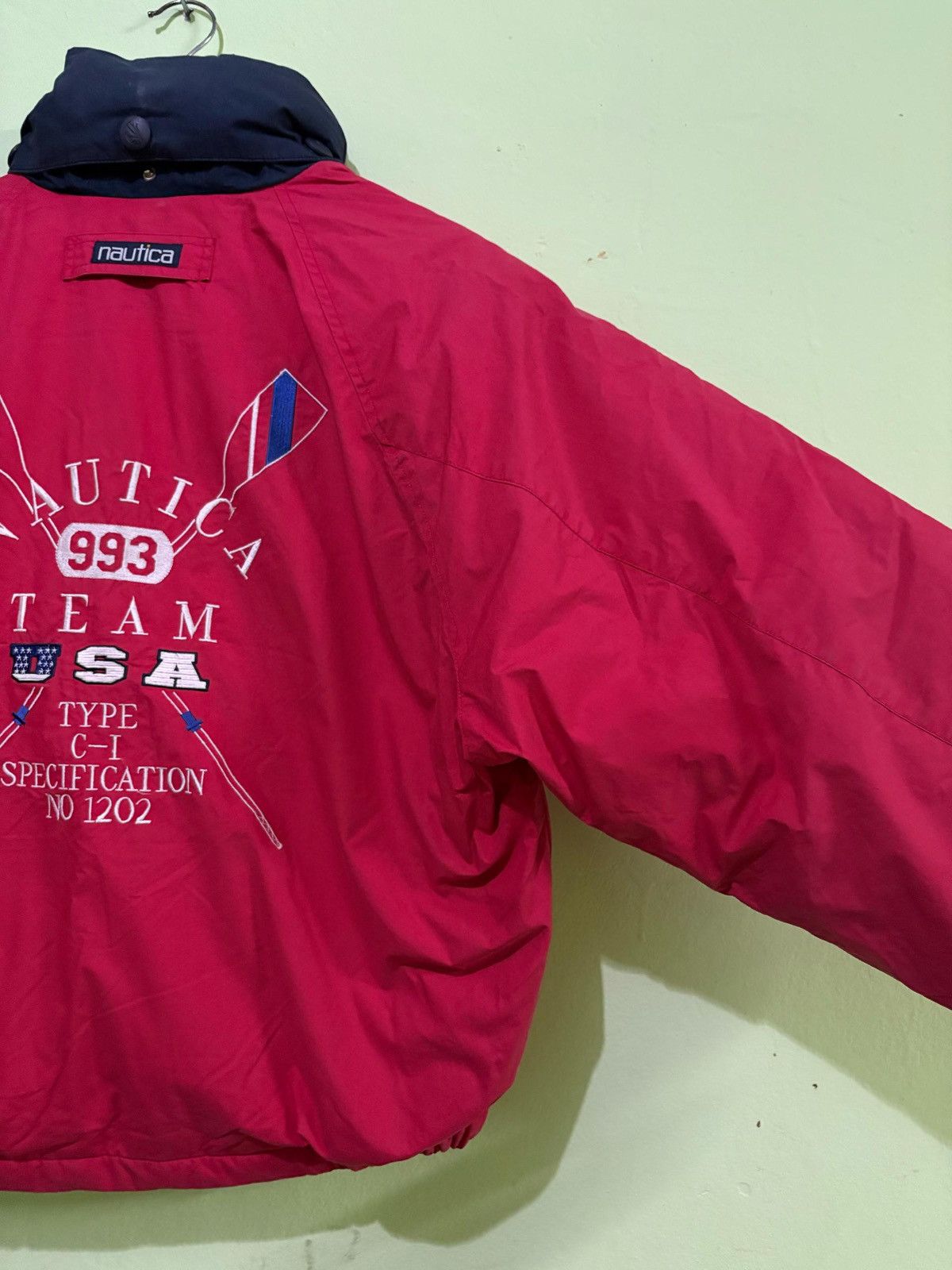 Nautica × Vintage Vintage 90’s Nautica Team USA Puffer Jacket Nice Design Size US M / EU 48-50 / 2 - 8 Thumbnail