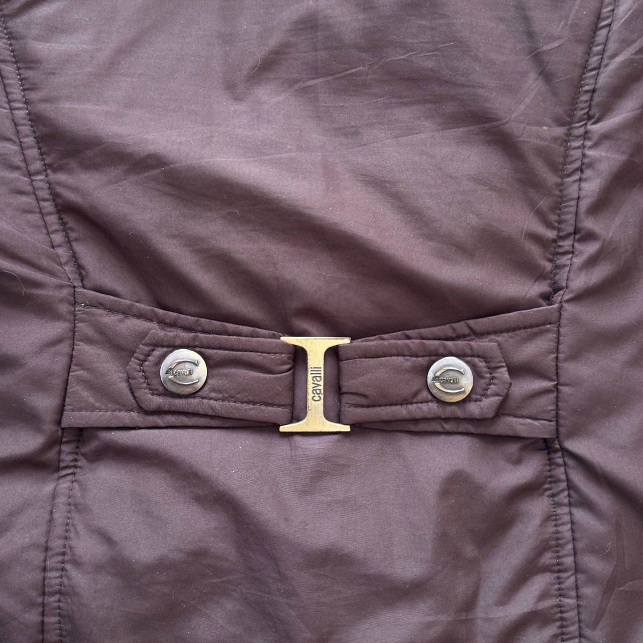 Roberto Cavalli Roberto Cavalli Y2K Vintage Faux Fur Details Brown Jacket Size M / US 6-8 / IT 42-44 - 10 Thumbnail