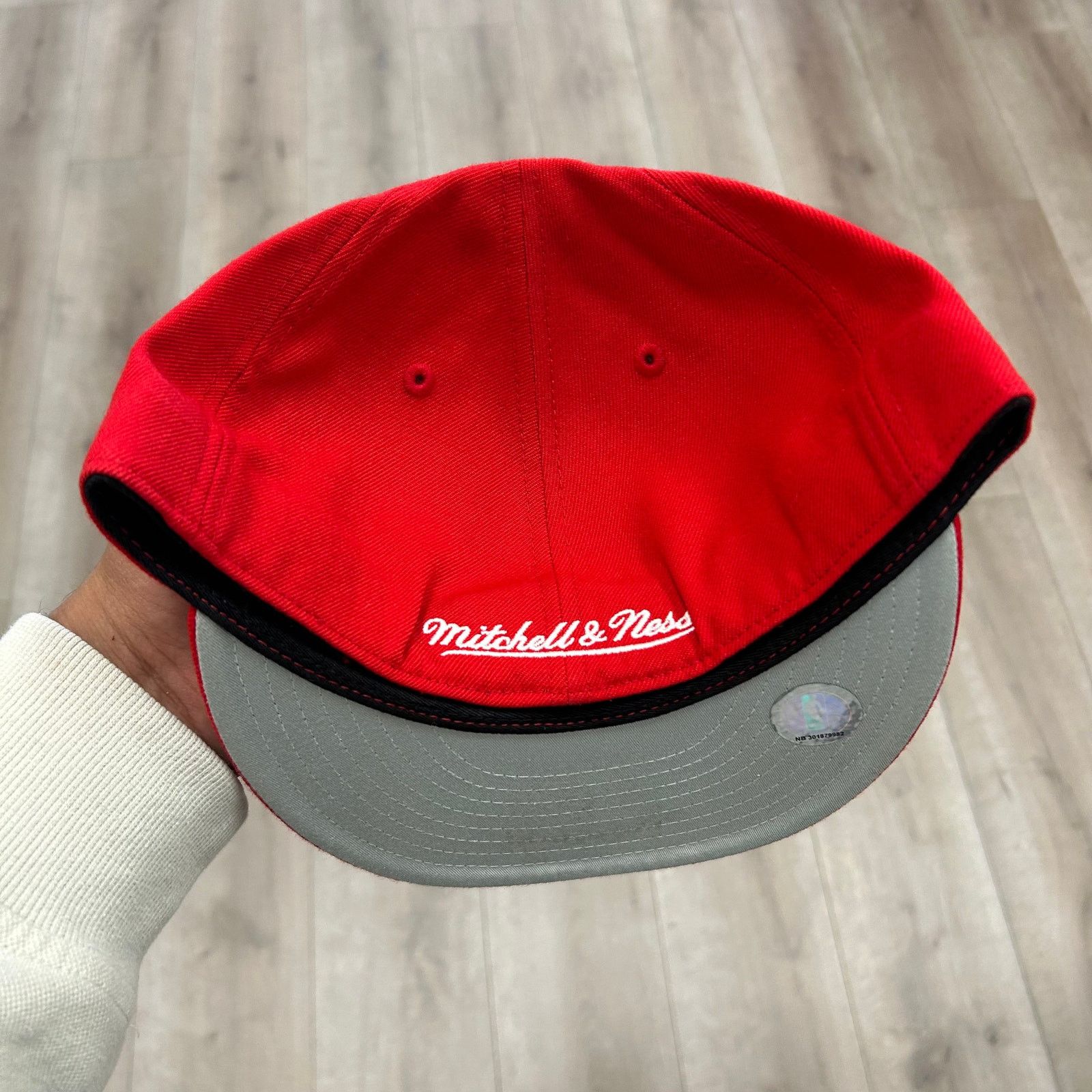 Mitchell & Ness Mitchell & Ness red NBA Los Angeles Clippers Hat Cap 7 5/8 Size ONE SIZE - 4 Thumbnail