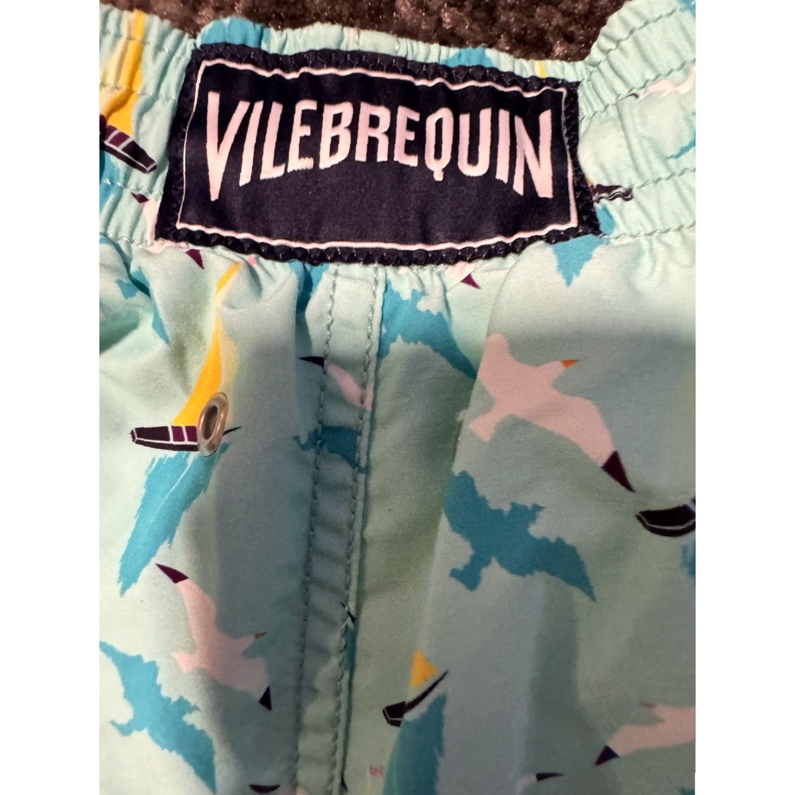 Vilebrequin Vilebrequin Bateaux Sur L'eau Moorea Trunks Lagon XXL W/Dustbag - Beach, Tropical, Multicolor, 50/50 Cotton-Poly Short Trunks Men, Quick Dry Size US 39 - 6 Thumbnail