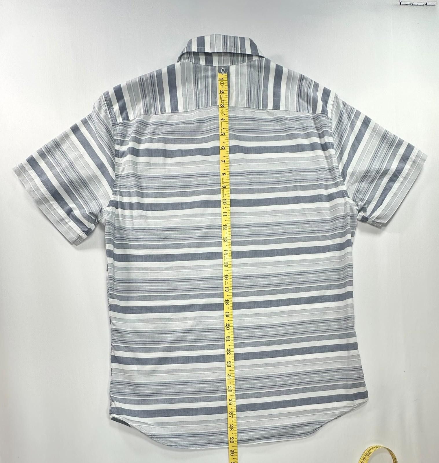 Banana Republic Banana Republic Stretch Soft Wash Slim Button Up Gray Mens M Size US M / EU 48-50 / 2 - 3 Thumbnail