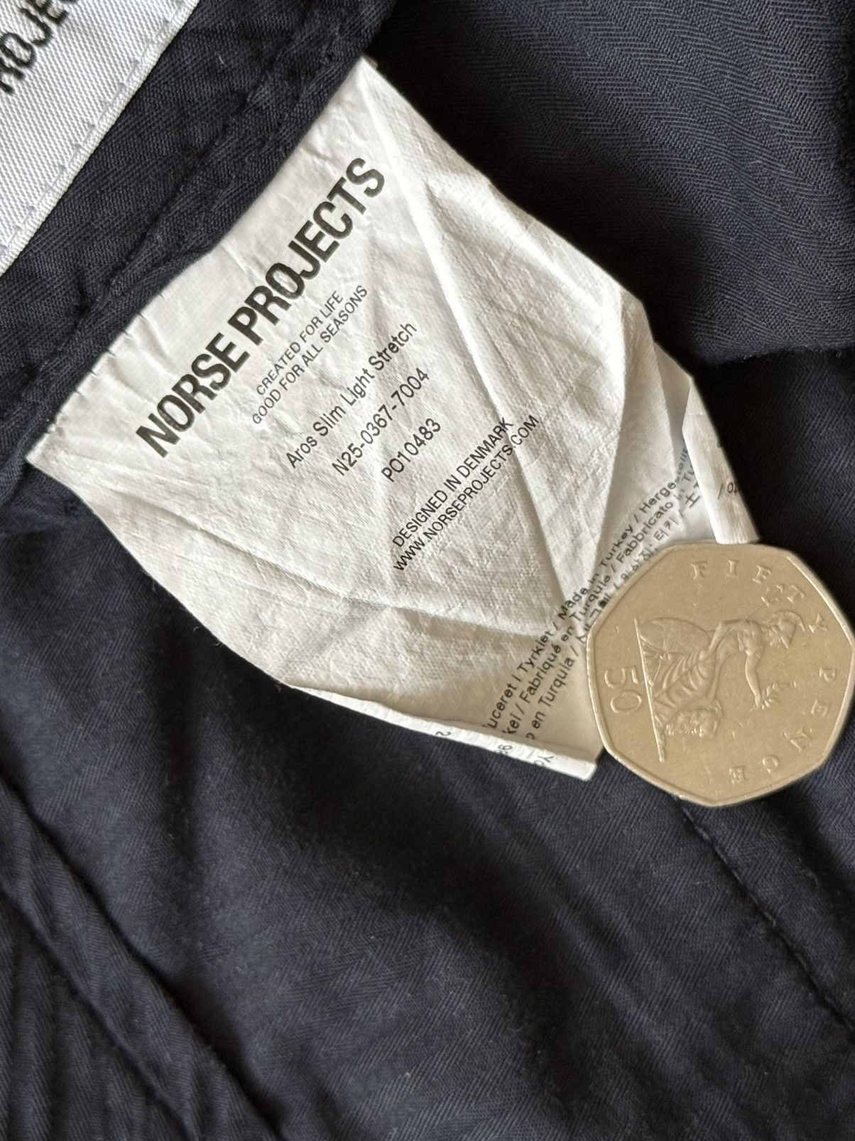Norse Projects Norse Projects Aros Slim Light stretch chino trousers pants Size US 32 / EU 48 - 9 Thumbnail