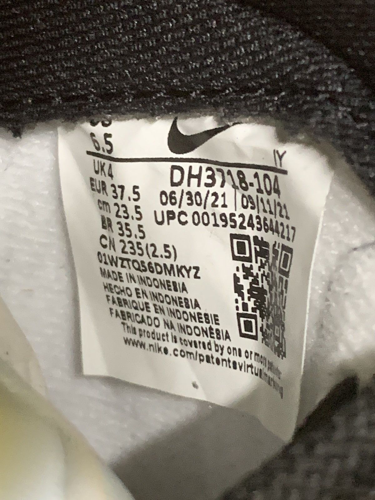 Nike Nike Dunk High Up "Panda" Women's Size US 6.5 / IT 36.5 - 11 Thumbnail