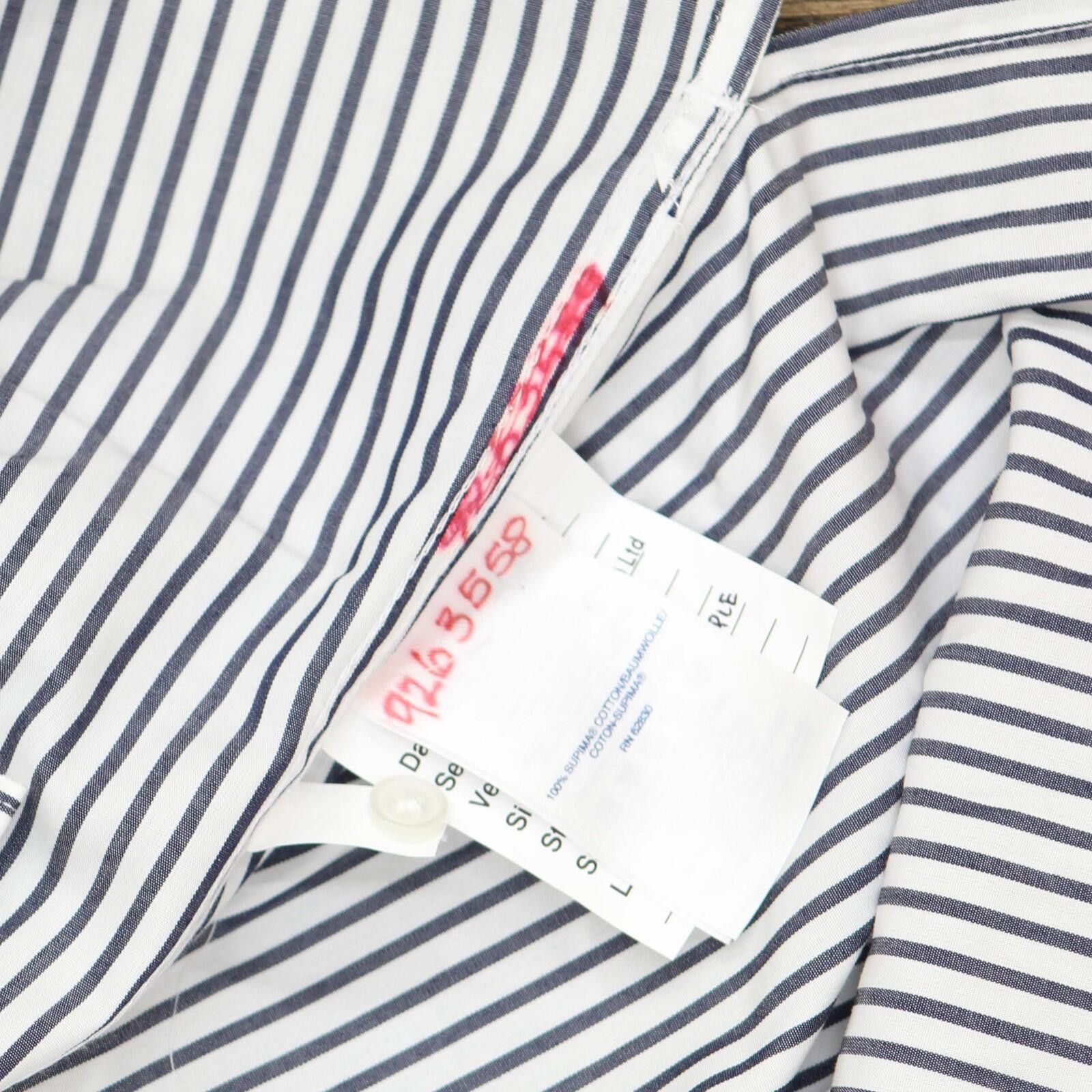 Lands' End Lands' End Up Shirt 516839-sample 2 Tall White Blue Stripe Size XS / US 0-2 / IT 36-38 - 3 Thumbnail