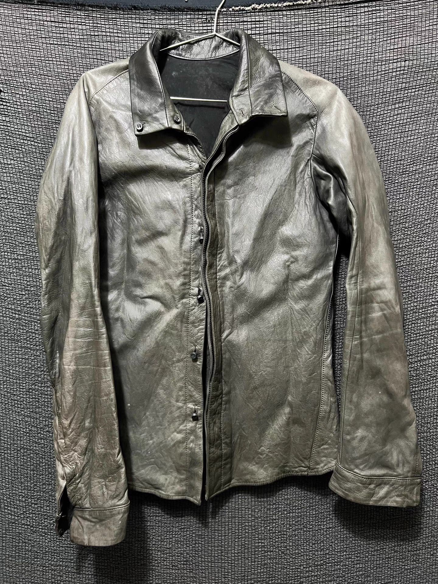 Devoa Devoa early ergonomic artisan leather jacket Size US S / EU 44-46 / 1 - 1 Thumbnail