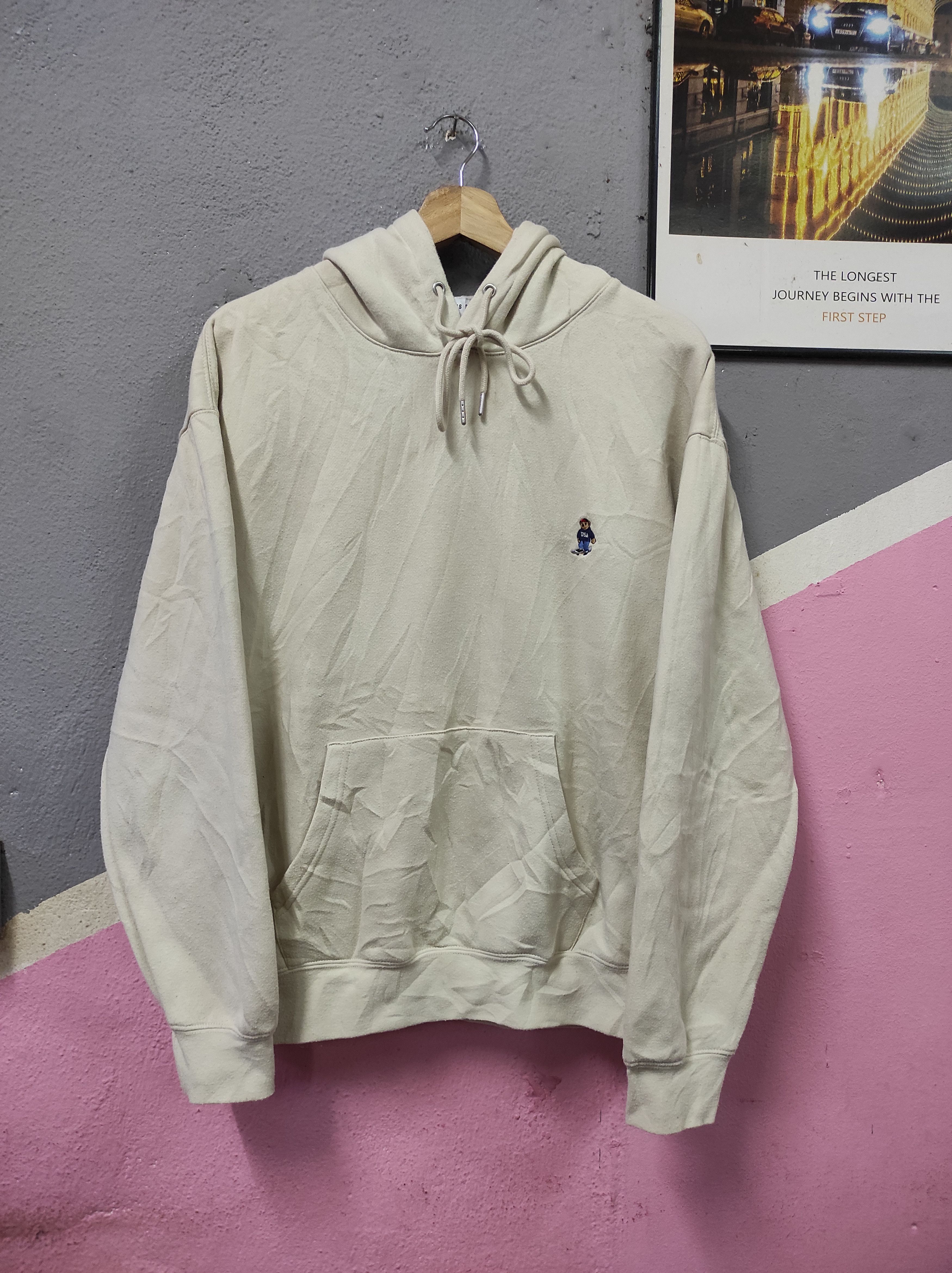 Japanese Brand FREAKS STORE BEAR USA HOODIE Size US L / EU 52-54 / 3 - 1 Thumbnail