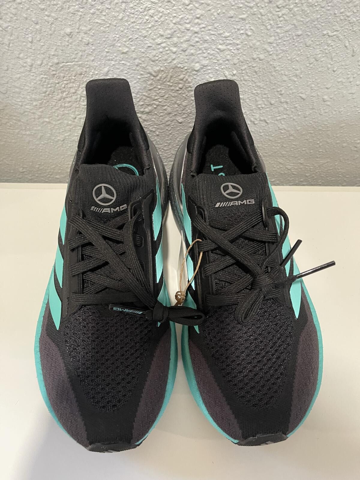 Adidas Adidas Ultraboost 22 Running Shoes Black and Turquoise Size US 7 / IT 37 - 4 Thumbnail