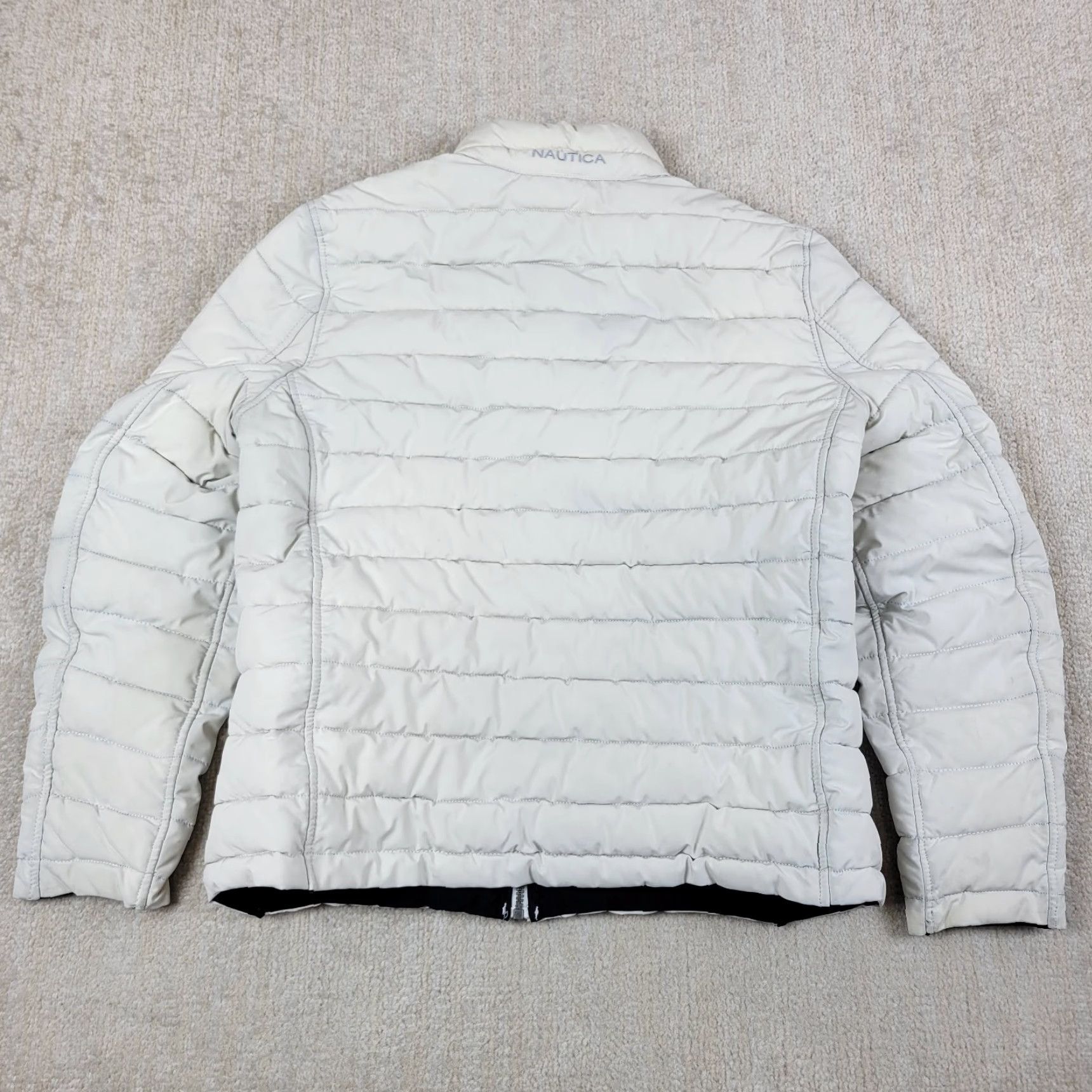 Nautica Nautica Reversible Puffer Jacket Mens L Multicolor Zip Full Lightweight Quilted Winter Fall Size US L / EU 52-54 / 3 - 4 Thumbnail