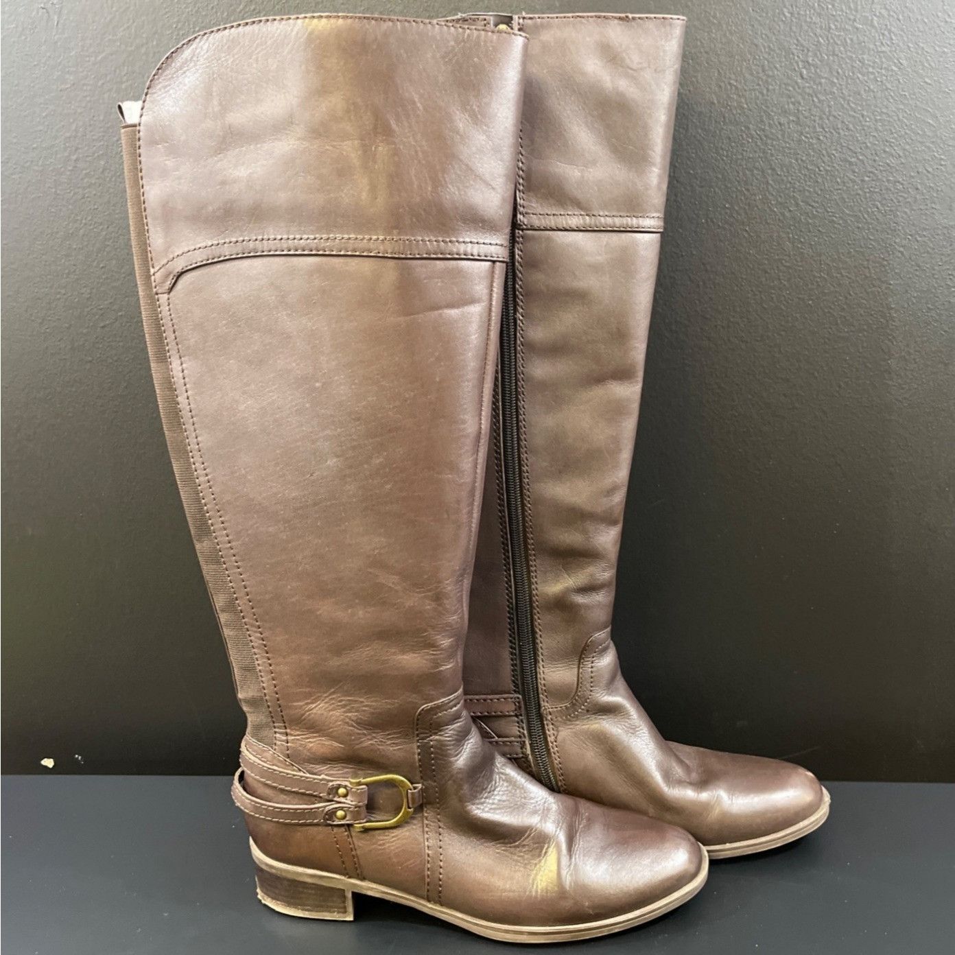 Other Audrey Brooke Women's Brown Riding Boots/Knee High Sz 8.5M S Size US 8.5 / IT 38.5 - 1 Thumbnail