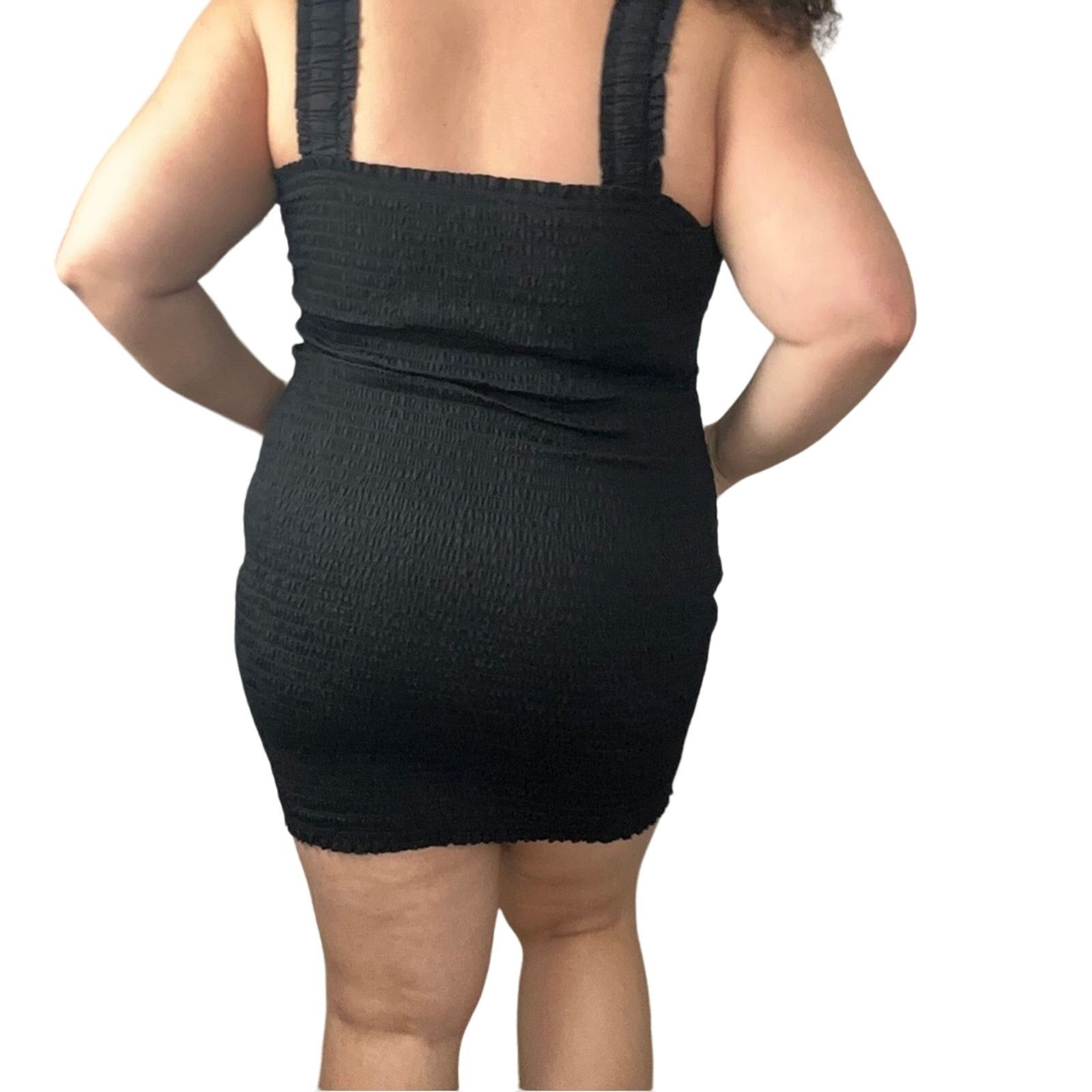 Forever 21 NEW Forever21 Gauze Bodycon Mini Little Black Dress 0X 14/16 Size XL / US 12-14 / IT 48-50 - 3 Thumbnail