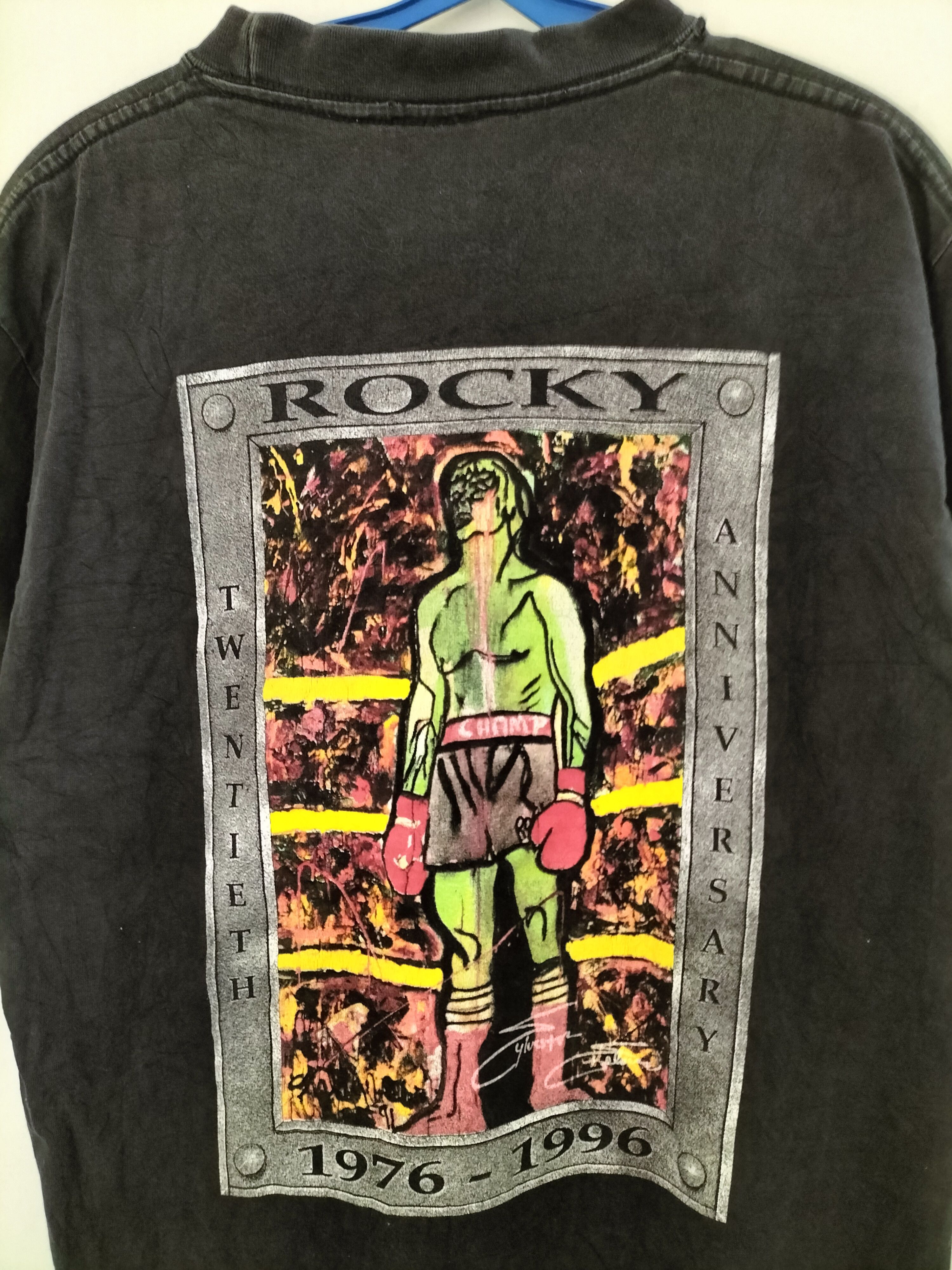 Planet Hollywood × Vintage Vintage Planet Hollywood❌Rocky Twentieth Anniversary Tee Size US M / EU 48-50 / 2 - 2 Thumbnail
