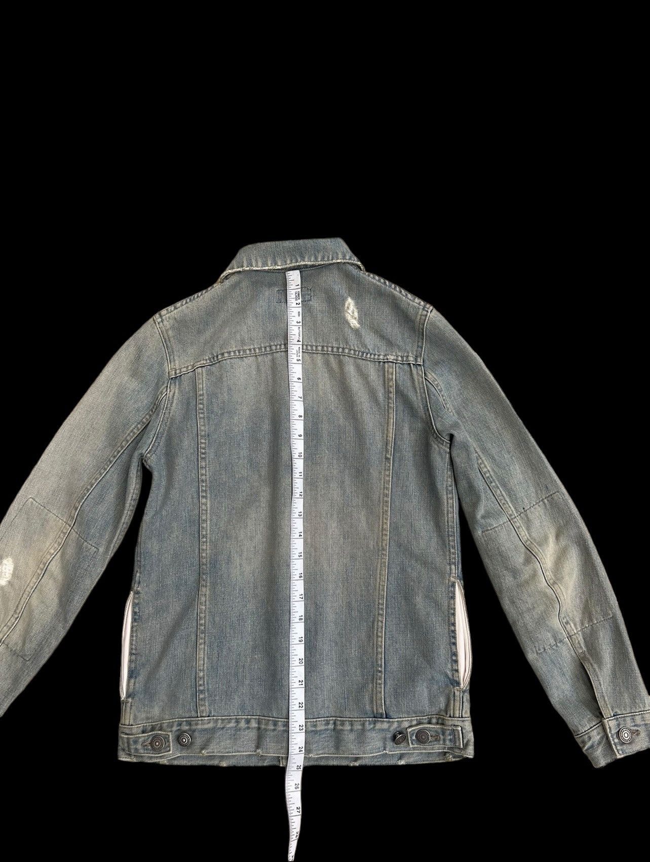 Vintage Et Vous Distress Mud Denim 4 Pocket Trucker Jacket