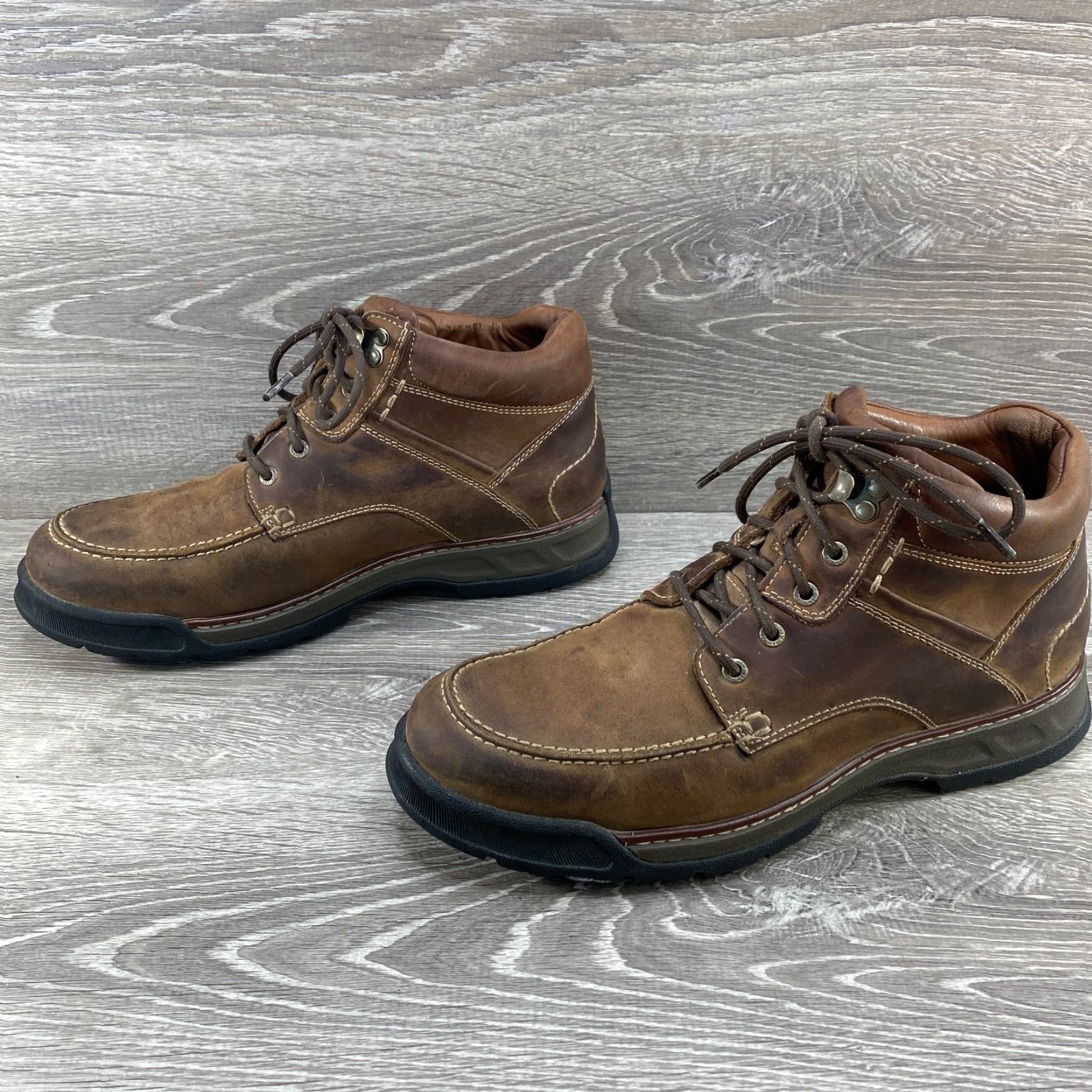 Johnston & Murphy Johnston & Murphy XC4 Waterproof Sheepskin Mens 8.5 M Brown Leather Ankle Boots Size US 9 / EU 42 - 5 Thumbnail
