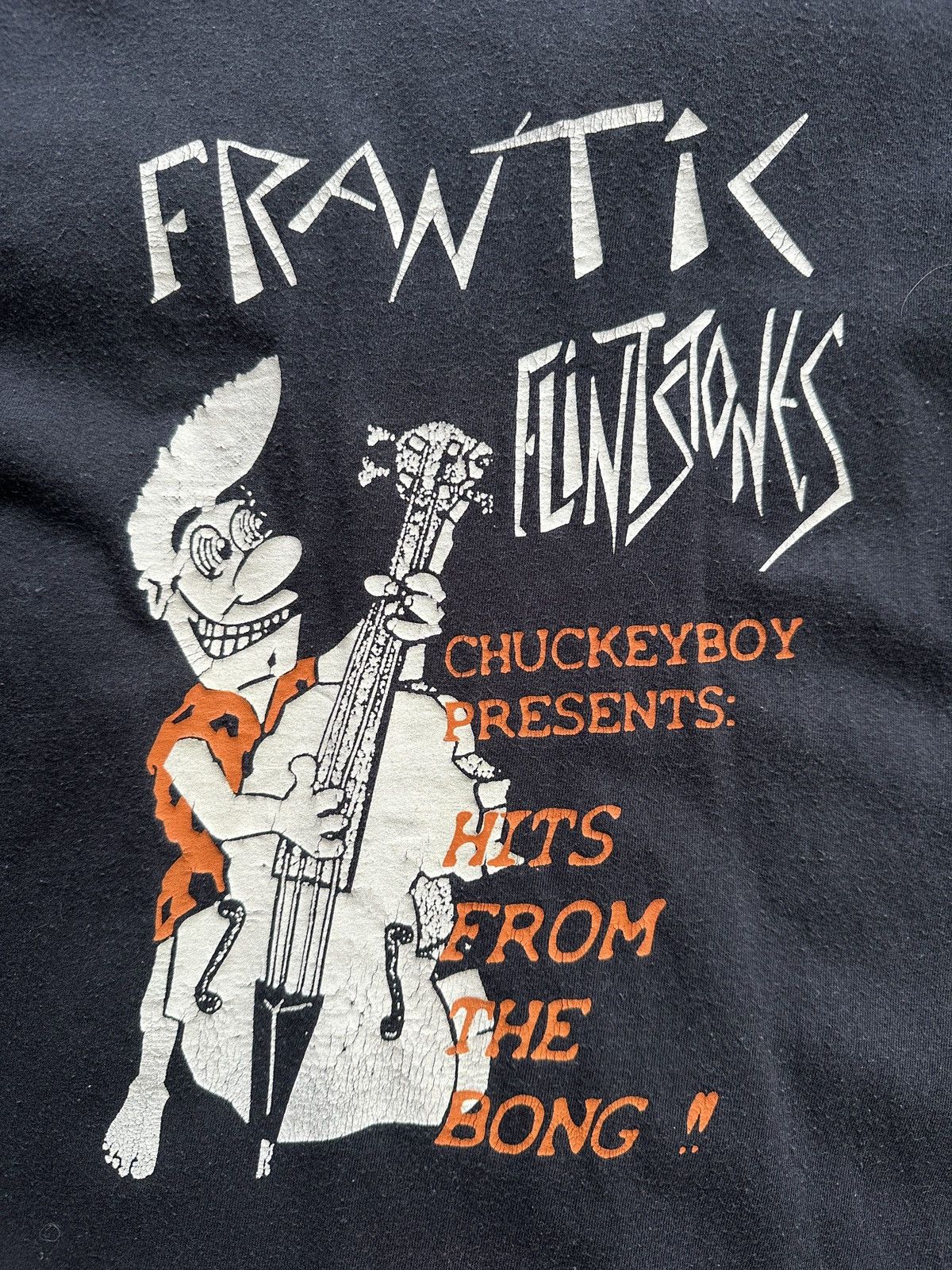 Vintage RARE FRANTIC FLINTSTONES „HITS FROM THE BONG“ TEE XL Size US XL / EU 56 / 4 - 2 Thumbnail