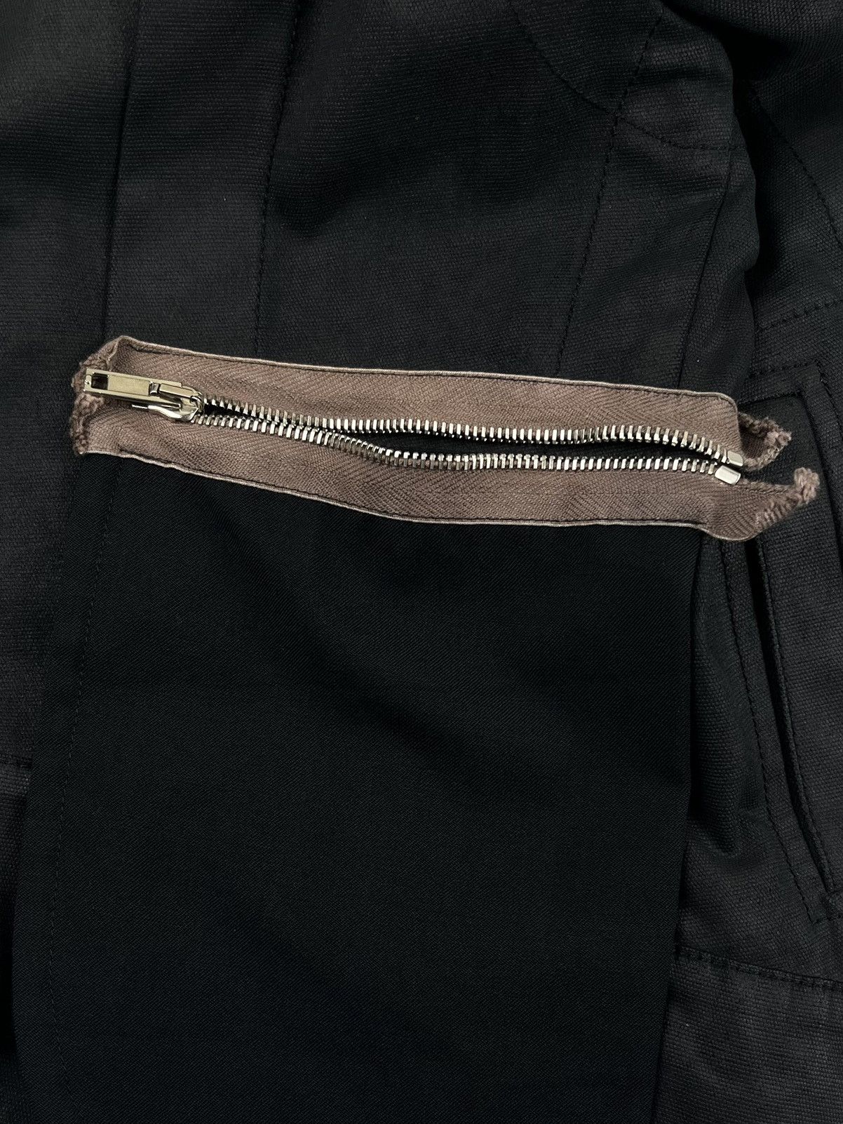 Rick Owens SS03 Rick Owens Suckerball Runway Waxed Cargo Denim Jacket Size US S / EU 44-46 / 1 - 6 Thumbnail