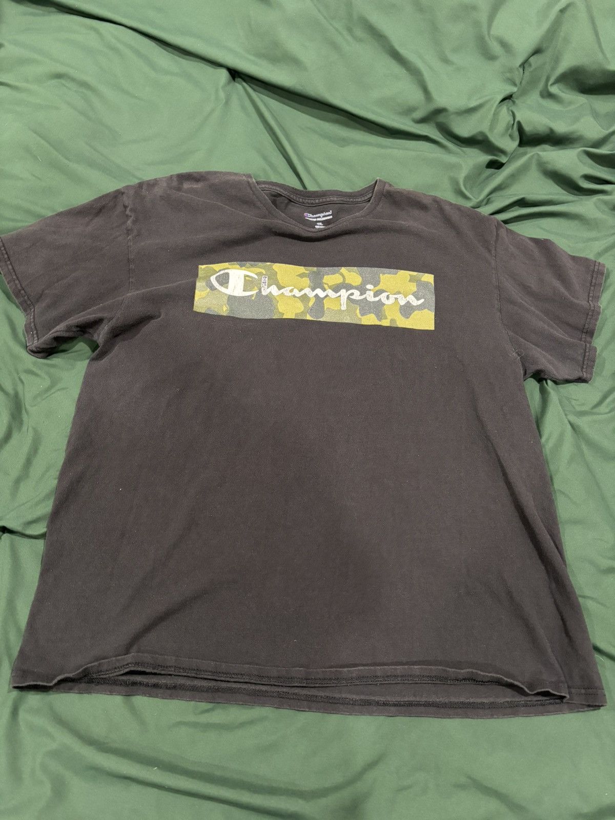 Champion Black champion Tshirt Size US XL / EU 56 / 4 - 2 Thumbnail