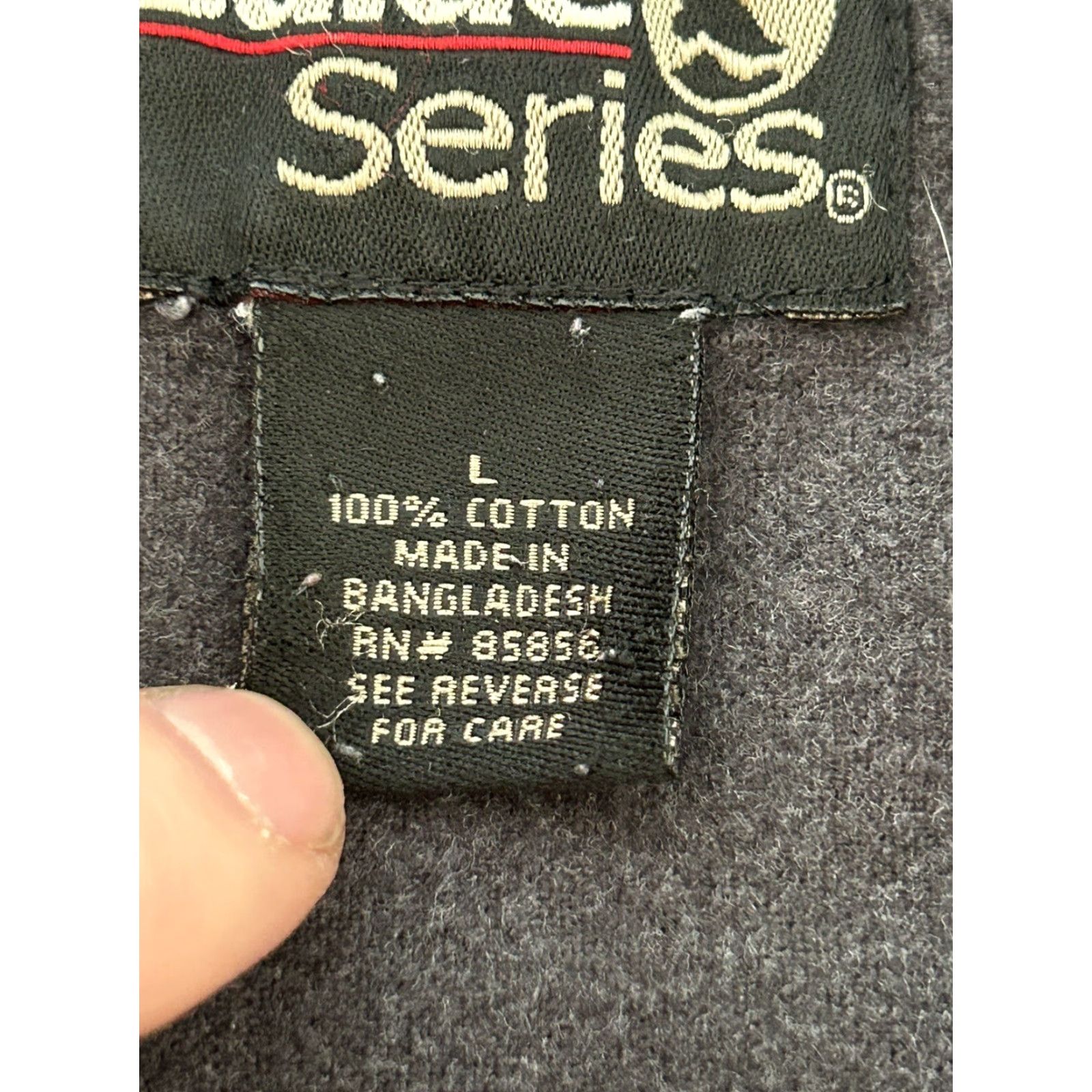 Vintage Guide Series Shirt Button-Up Long Sleeve Black L Mens Casual Travel Casual Button-Down Pocket Logo Cotton Size US L / EU 52-54 / 3 - 6 Thumbnail