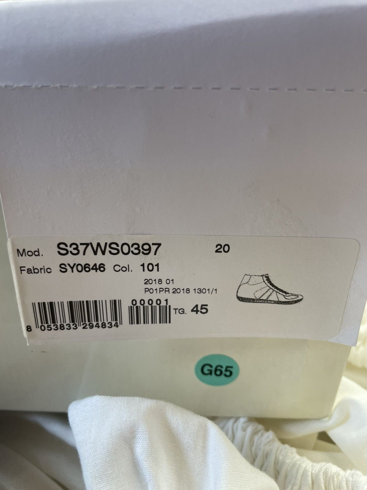 Maison Margiela Maison Martin Margiela High Top GAT Size US 12 / EU 45 - 10 Thumbnail