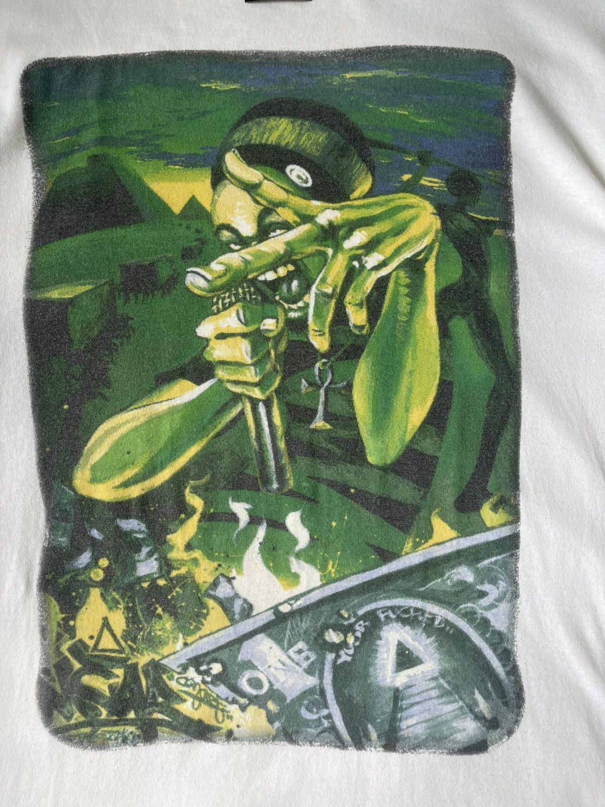 Rap Tees × Vintage Vintage 90’s Conart Graffiti Tee BIGGIE Size US L / EU 52-54 / 3 - 3 Thumbnail