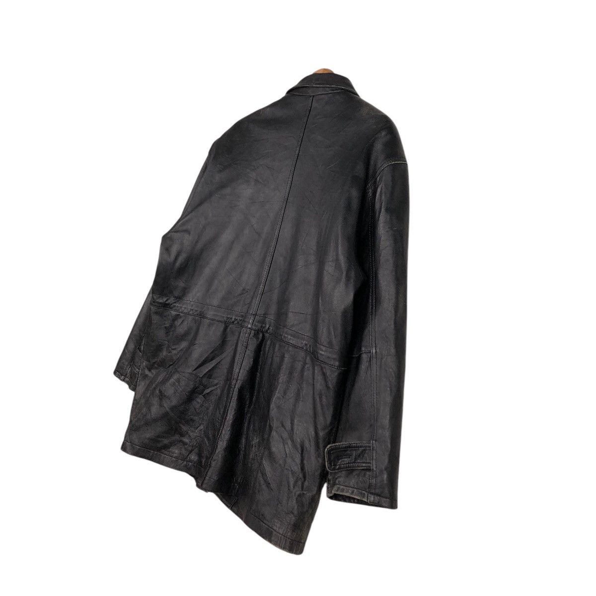 Japanese Brand 📌Vintage Biker Leather Jacket Takashimaya Issey Miyake Size US S / EU 44-46 / 1 - 11 Thumbnail