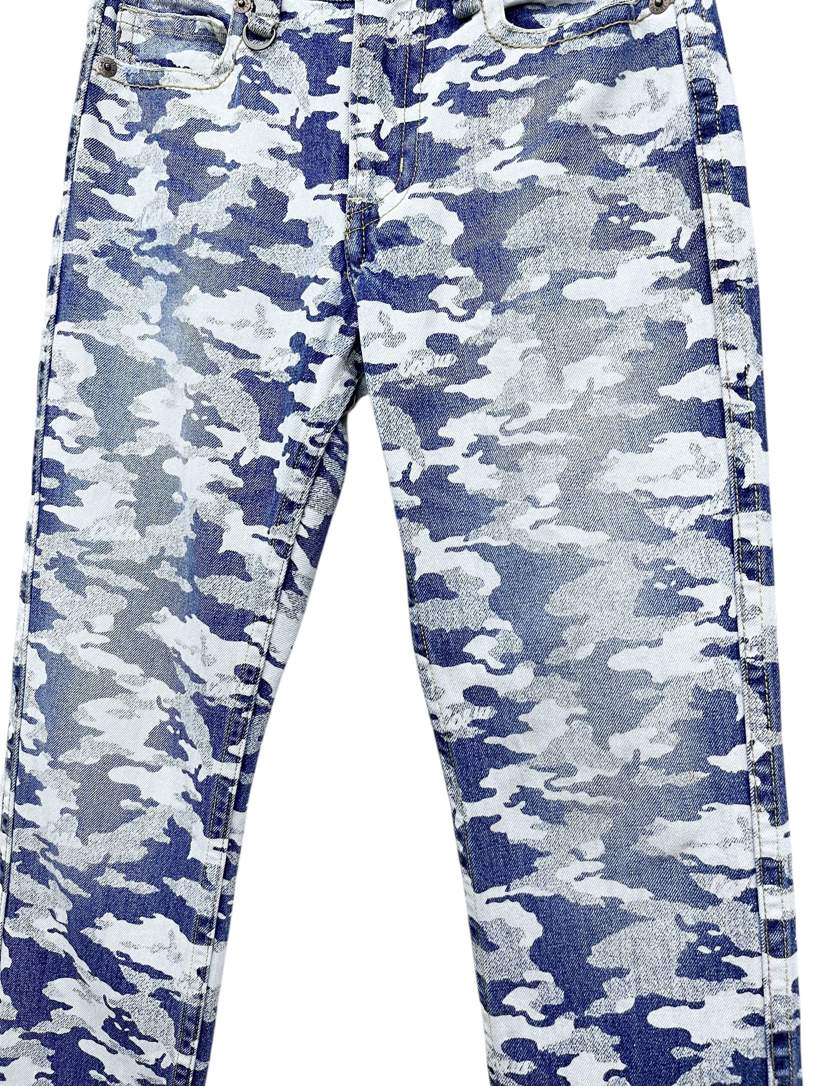 Japanese Brand FYE🔥Luxury Camo Print Denim Inspired by Hysteric Glamour Size US 27 - 3 Thumbnail