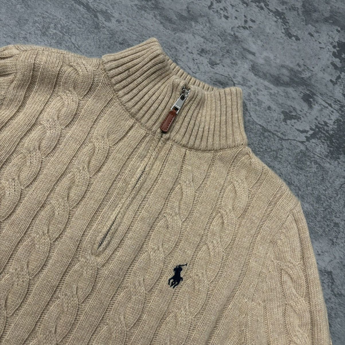Ralph Lauren Ralph Lauren 1/4 Zip Knit Sweater Size US L / EU 52-54 / 3 - 6 Thumbnail