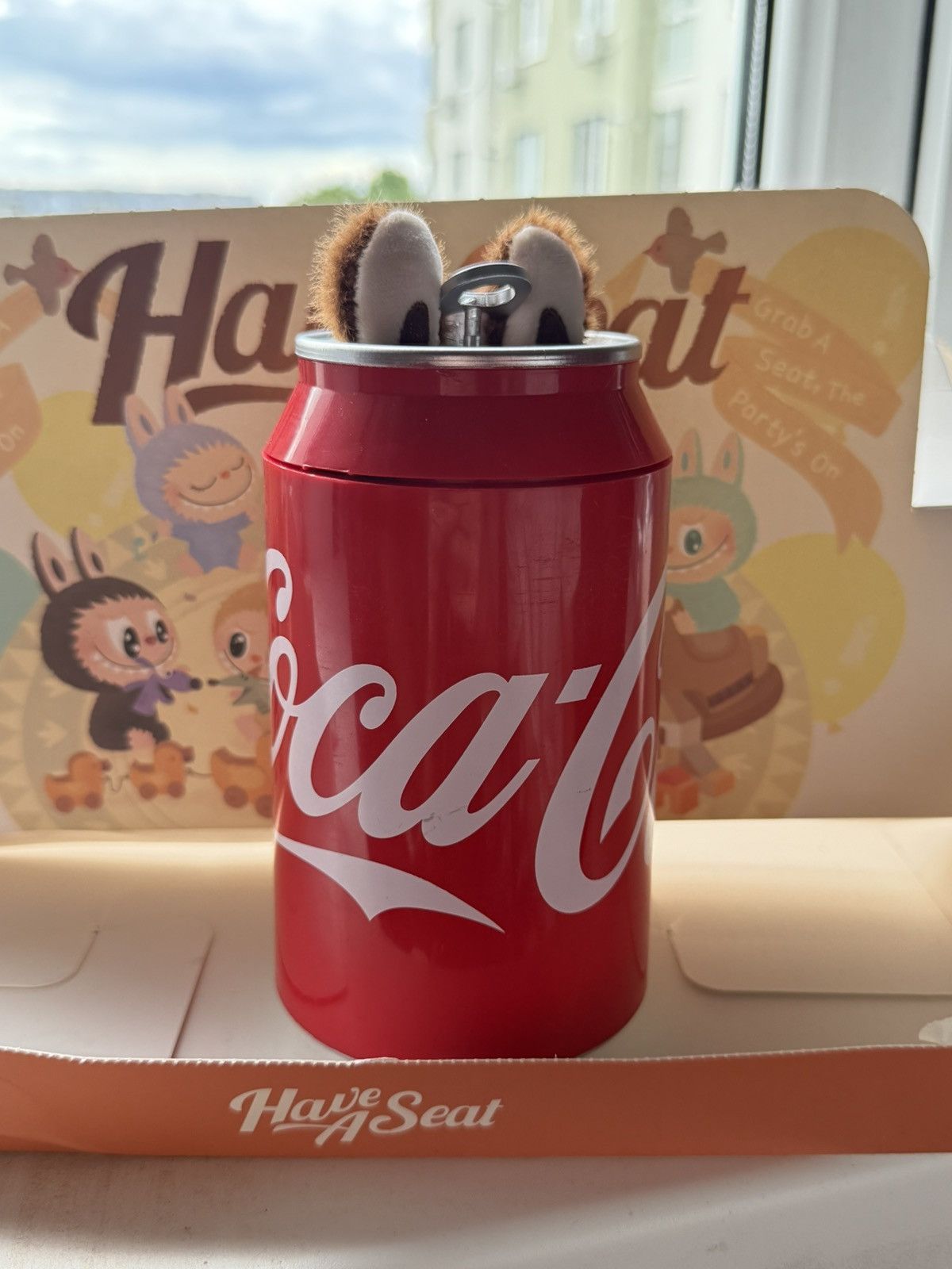 Designer × POP MART VERY RARE labubu coca cola edition 1/72 Size ONE SIZE - 3 Thumbnail
