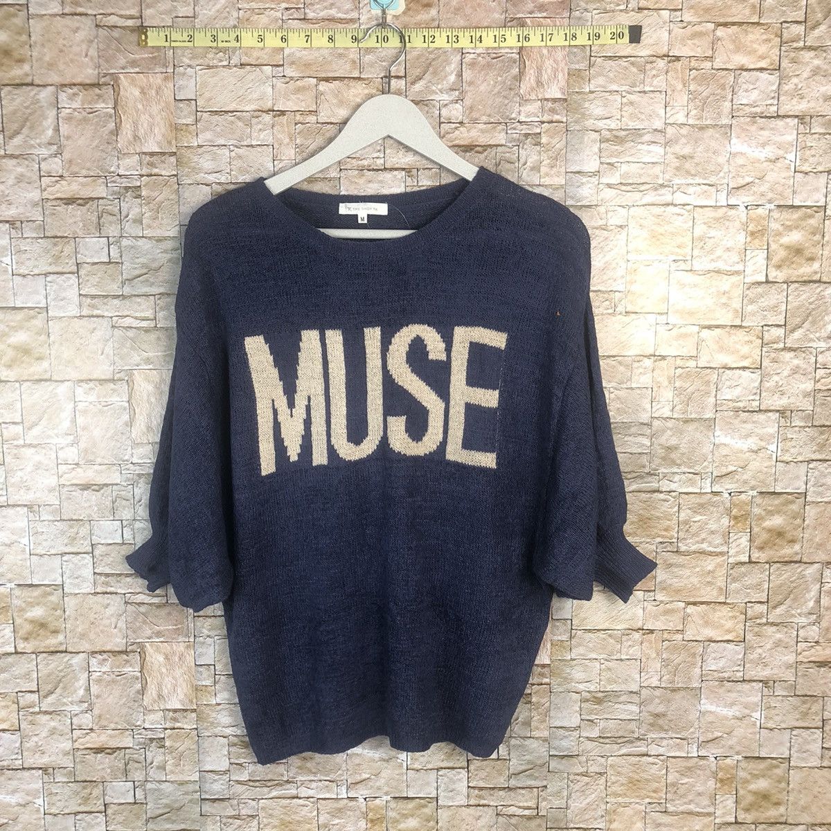 Homespun Knitwear × Japanese Brand MUSE The Shop TK Blue Knitwear #A21 Size M / US 6-8 / IT 42-44 - 1 Thumbnail