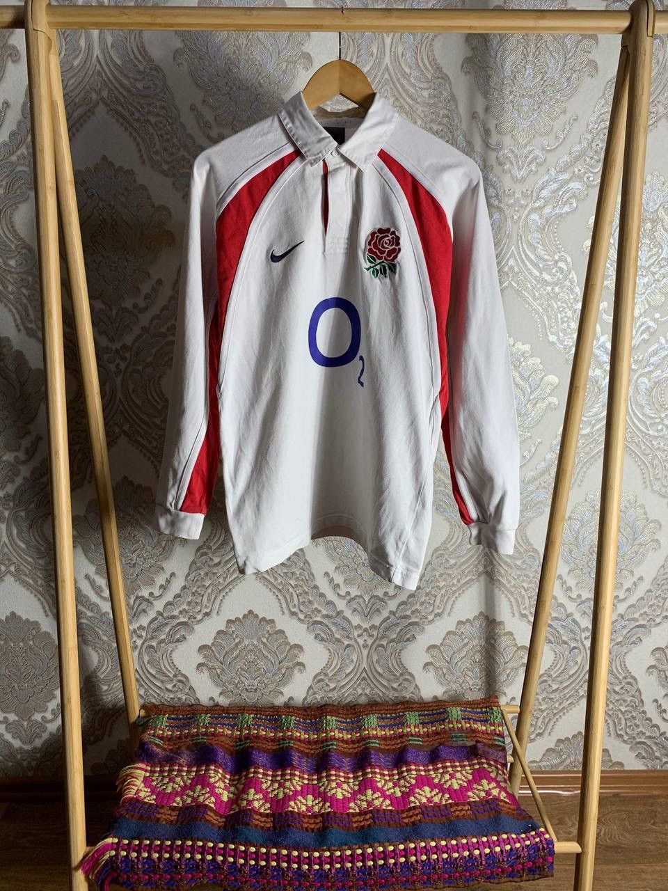 Nike × Vintage VERY RARE NIKE ENGLAND RUGBY RETRO JERSEY BLOKECORE Y2K 90s Size US S / EU 44-46 / 1 - 1 Thumbnail