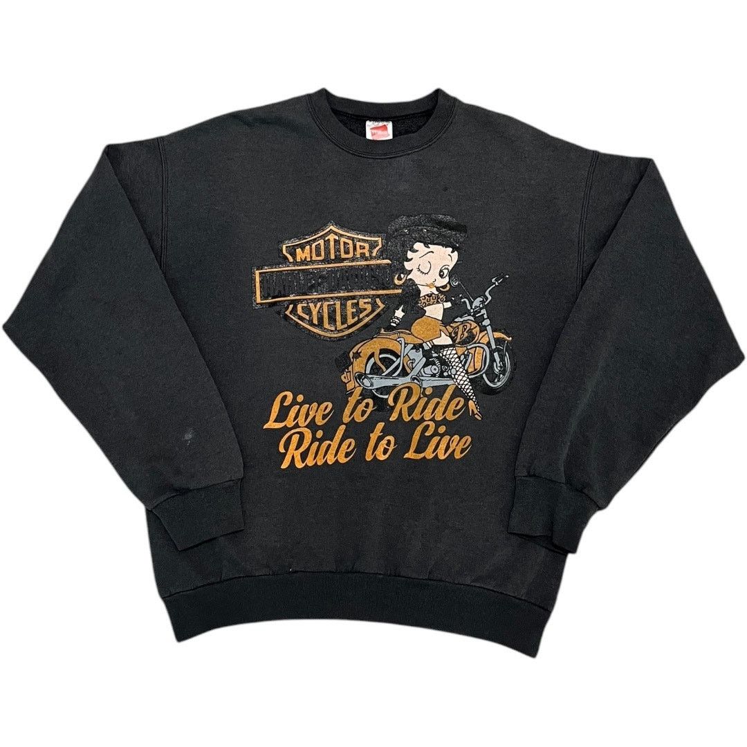 Betty Boop × Harley Davidson / Vintage Bootleg,