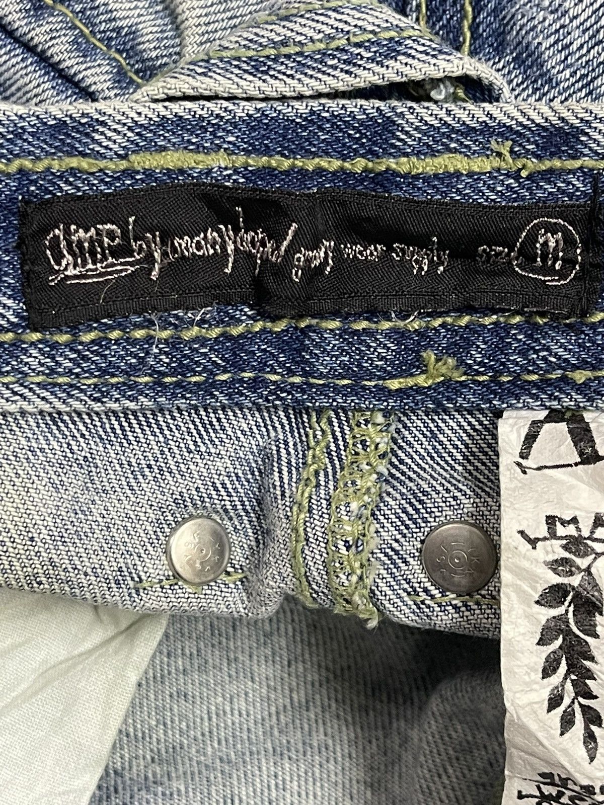semanticdesign Vintage Japanese Brand Blue Faded Wash Distress Style Jeans Size US 32 / EU 48 - 10 Thumbnail