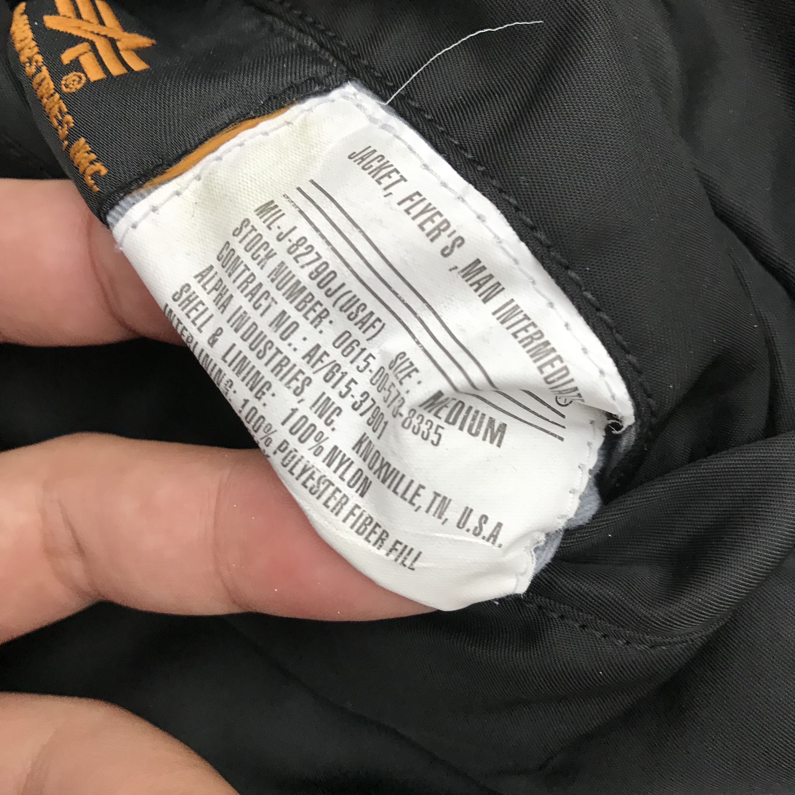 Alpha Industries Bomber jacket Alpha Industries MA-1 Bomber Flight attendant Size US L / EU 52-54 / 3 - 4 Thumbnail