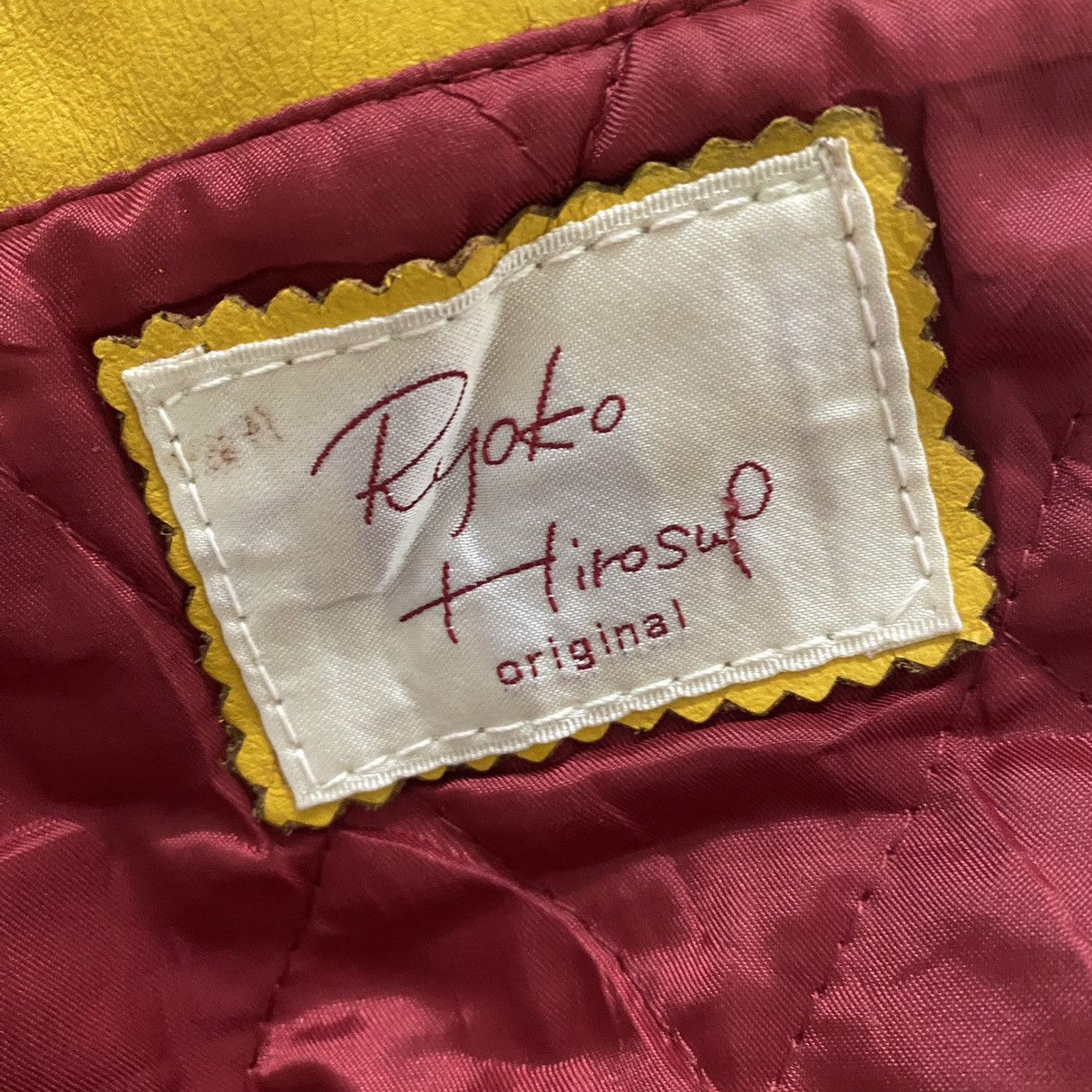 Japanese Brand × Vintage ✨Vintage Ryoko Hirosup Original wool varsity jacket Size US L / EU 52-54 / 3 - 11 Thumbnail