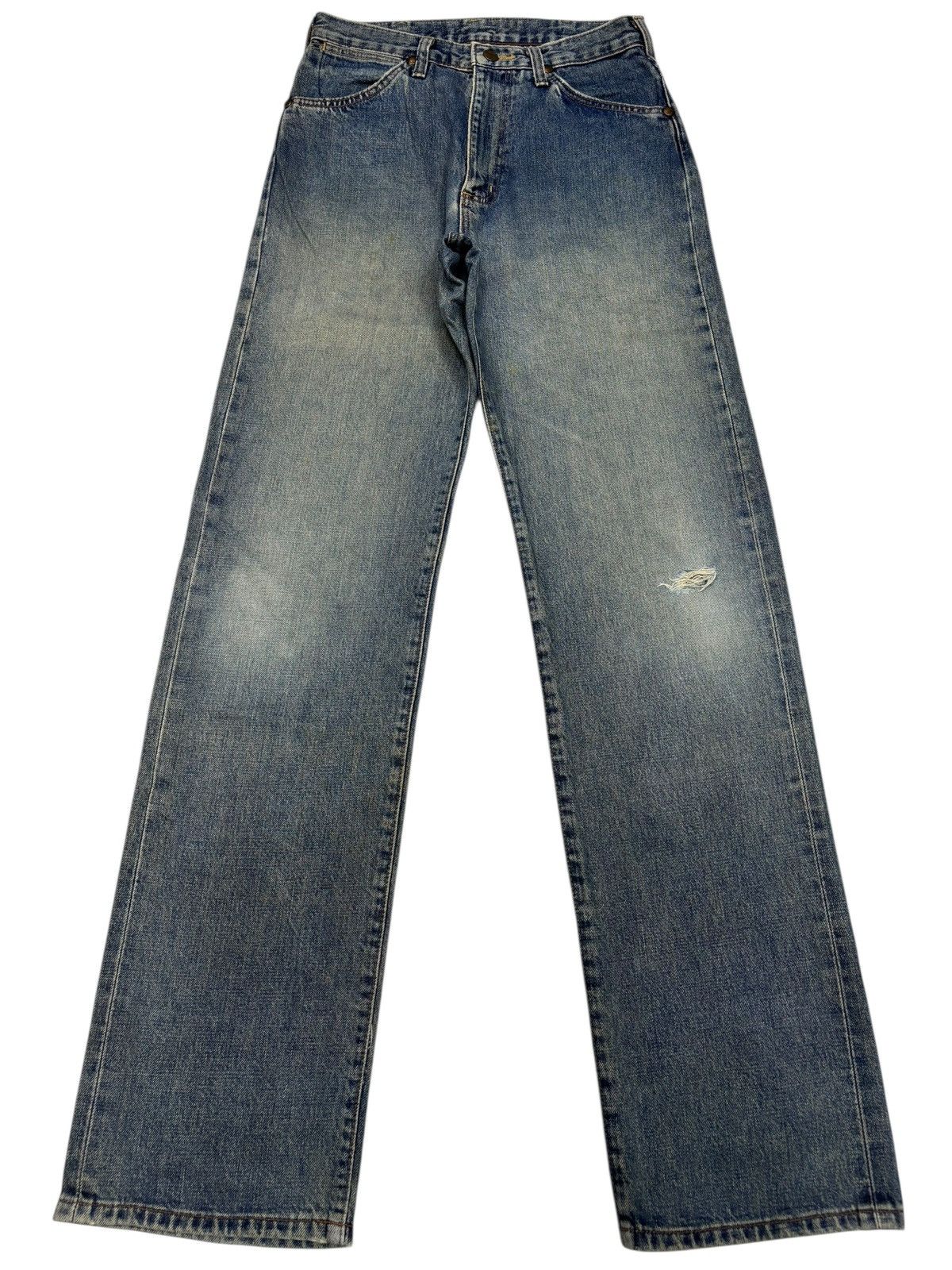 Kapital 💥VINTAGE WRANGLER LOOSE DISTRESSED DENIM JEANS Size US 27 - 7 Thumbnail