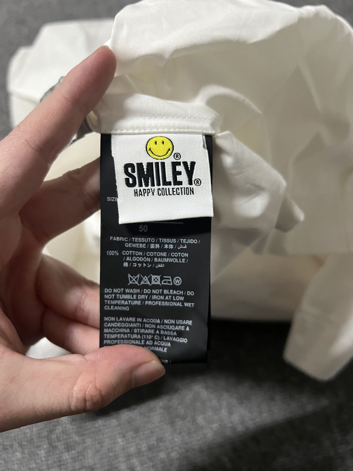 Palm Angels 「retail💲970」Brand new palm angels x smiley shirt size 50 Size US L / EU 52-54 / 3 - 12 Thumbnail