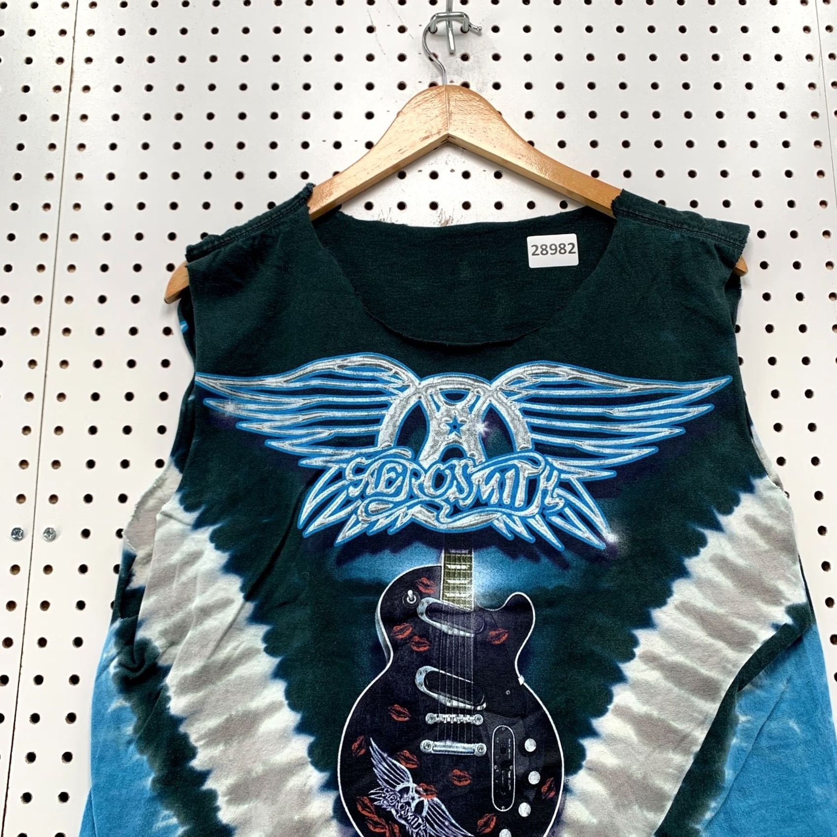 Liquid Blue VINTAGE Liquid Blue shirt Mens S sleeveless Aerosmith Band 20x23.5 Blue Cotton Crew Neck Shirt Mens Boys? Size US S / EU 44-46 / 1 - 5 Thumbnail