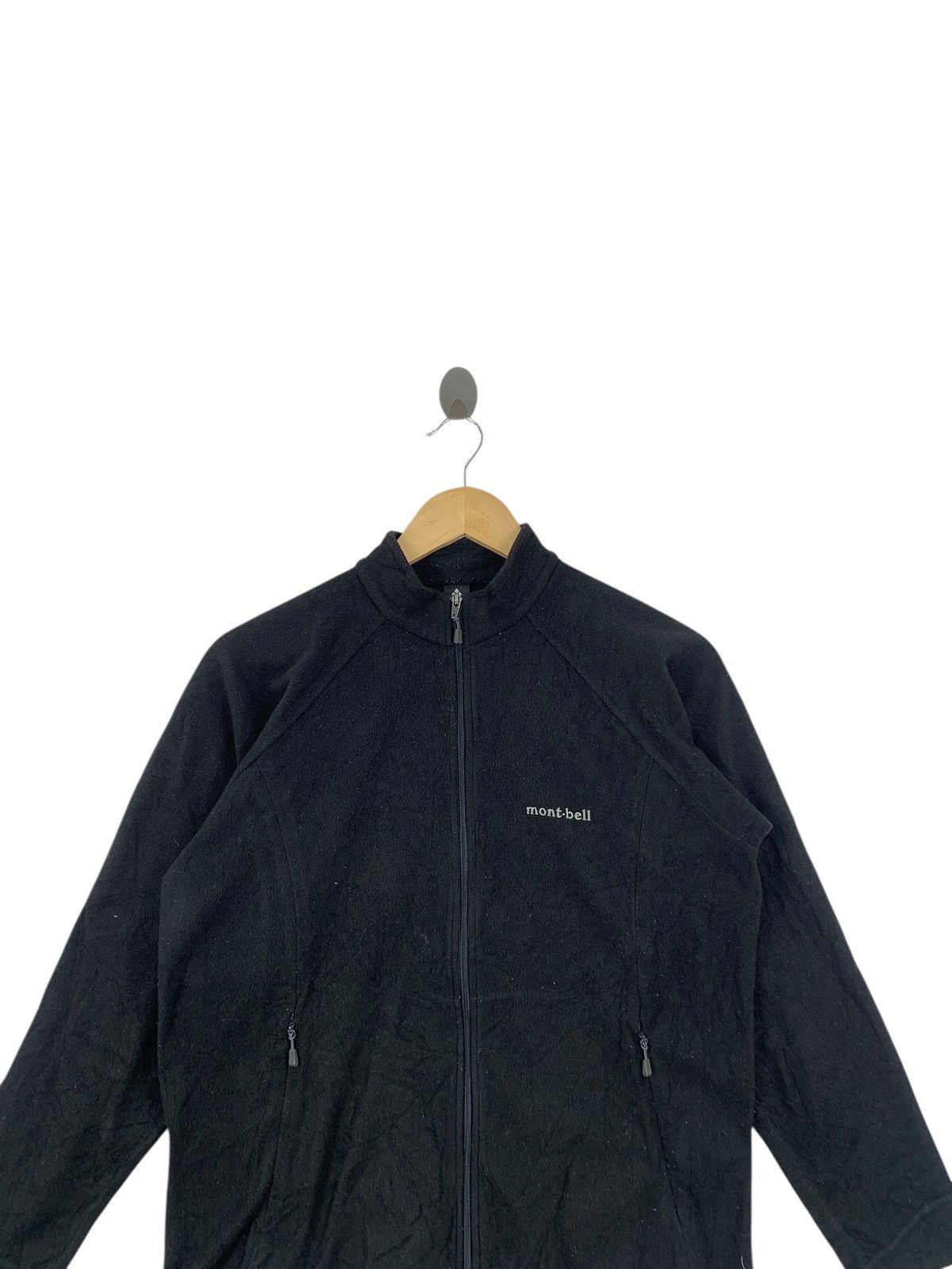 Montbell Vintage MONTBELL CHAMEECE MICROFLEECE Black Fleece Jacket Size US M / EU 48-50 / 2 - 2 Thumbnail